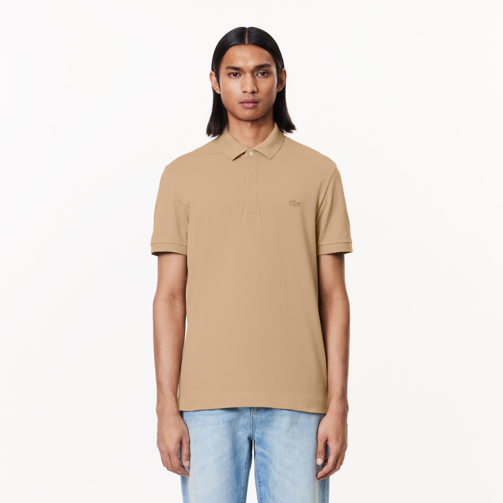 Lacoste Paris Erkek Regular Fit Bej Polo