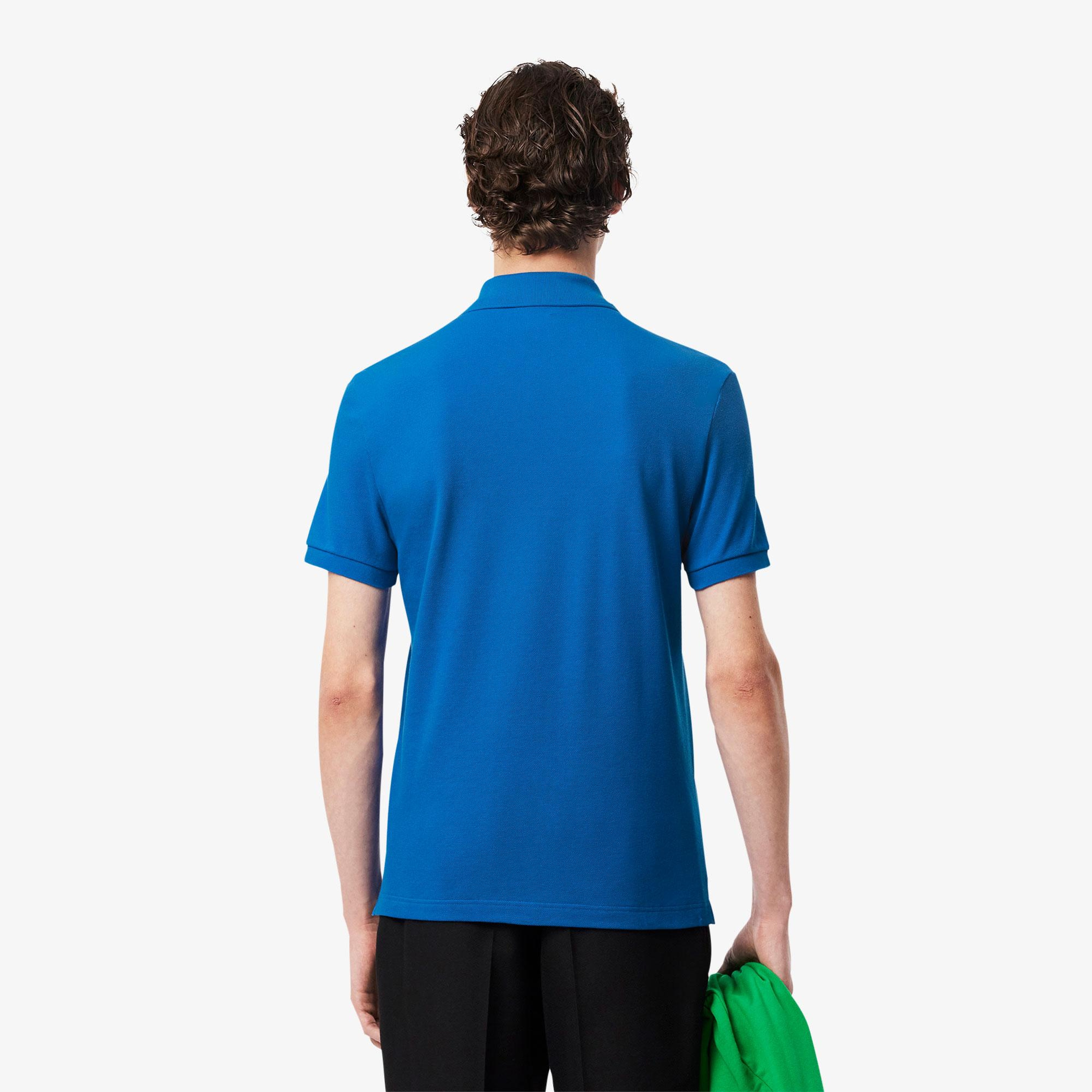 Lacoste L.12.12 Erkek Slim Fit Mavi Polo