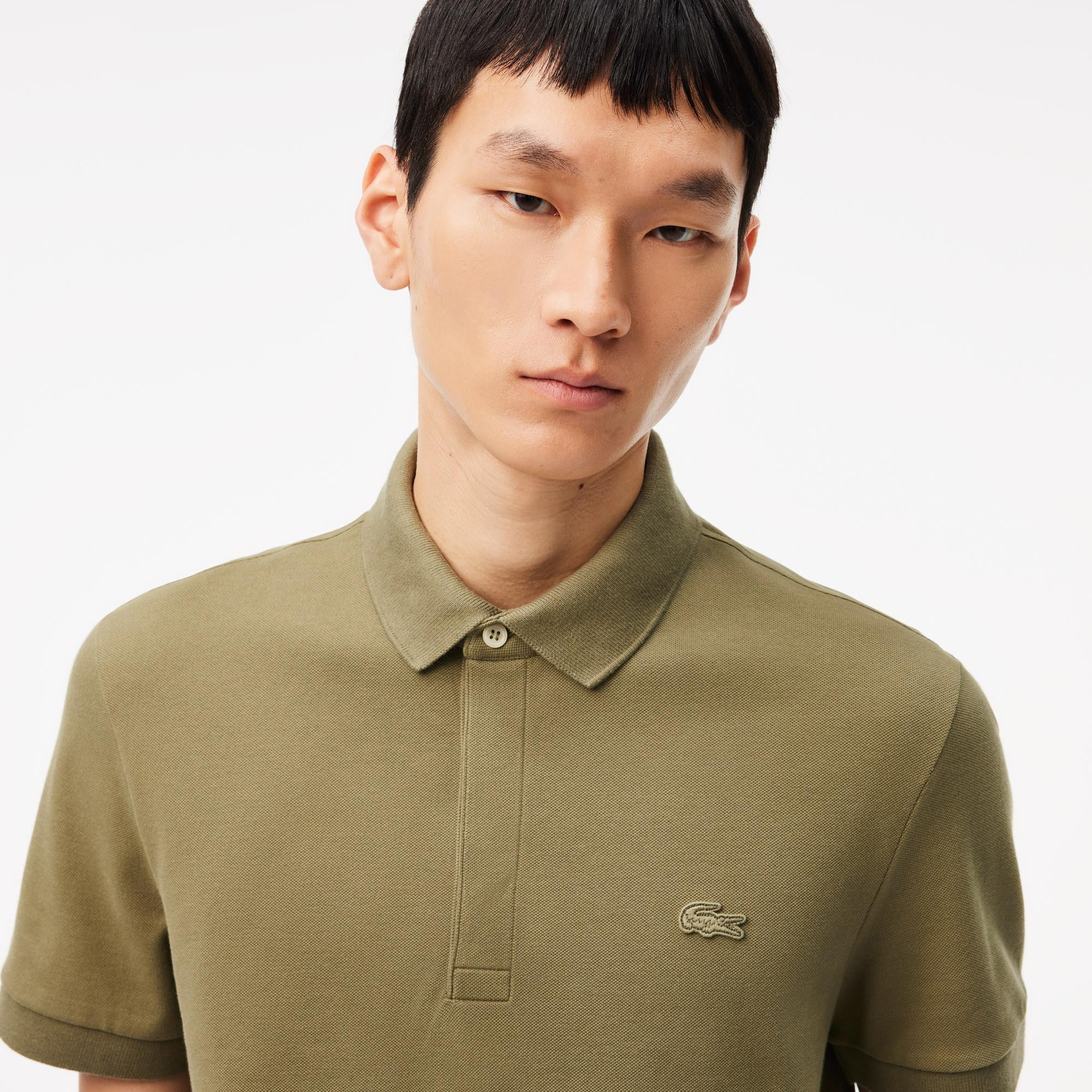 Lacoste Paris Erkek Regular Fit Haki Polo