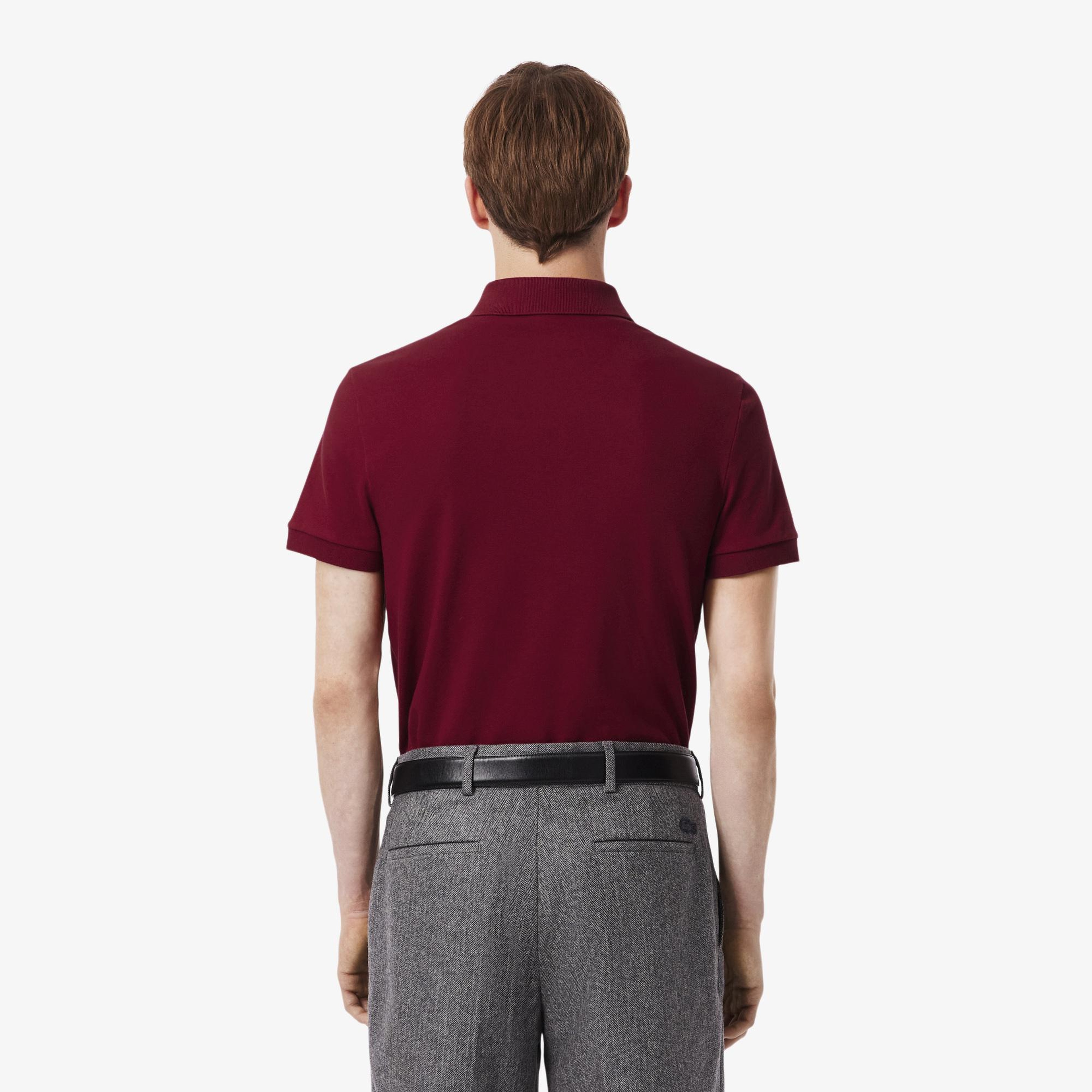Lacoste Paris Erkek Regular Fit Bordo Polo