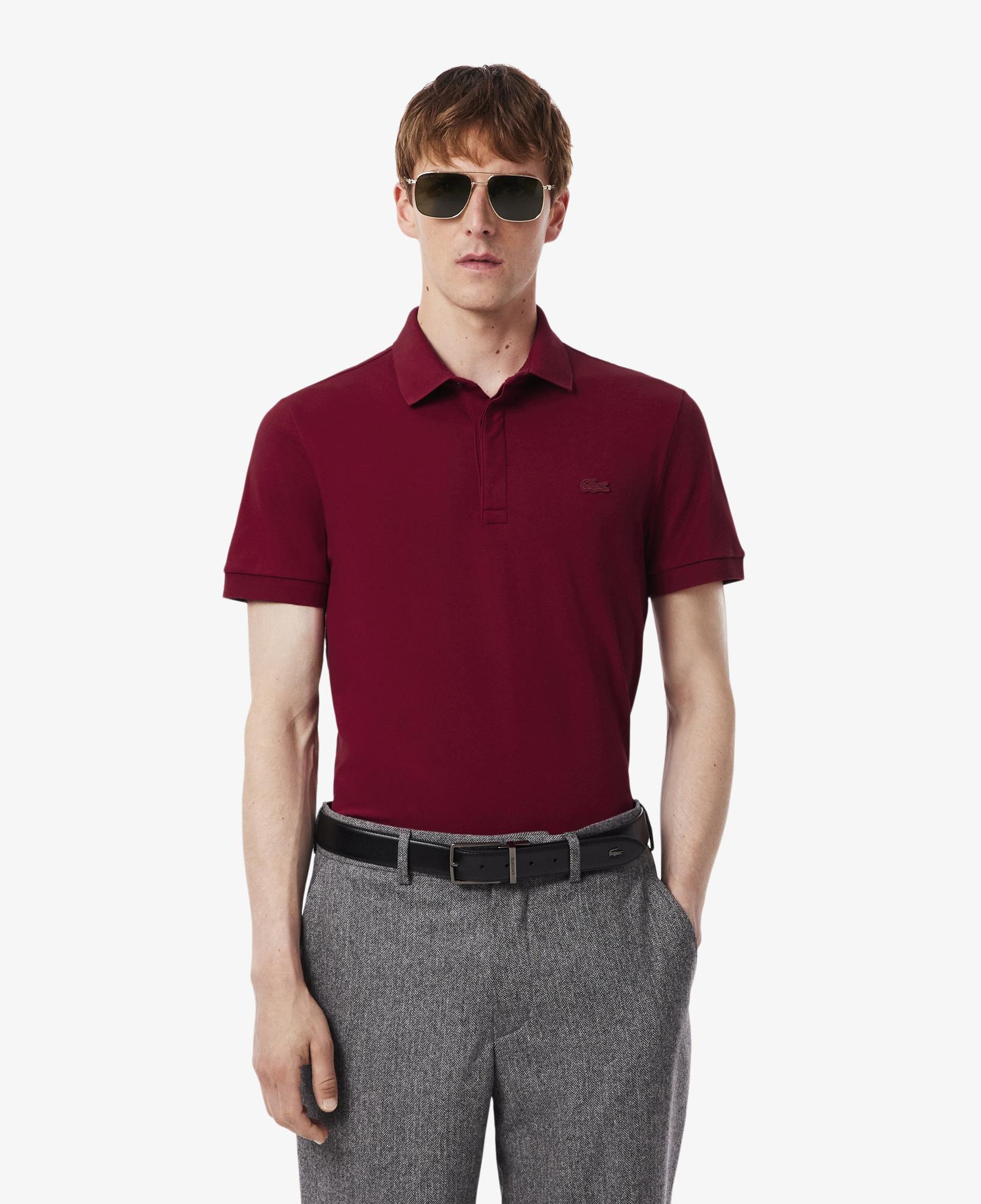 Lacoste Paris Erkek Regular Fit Bordo Polo