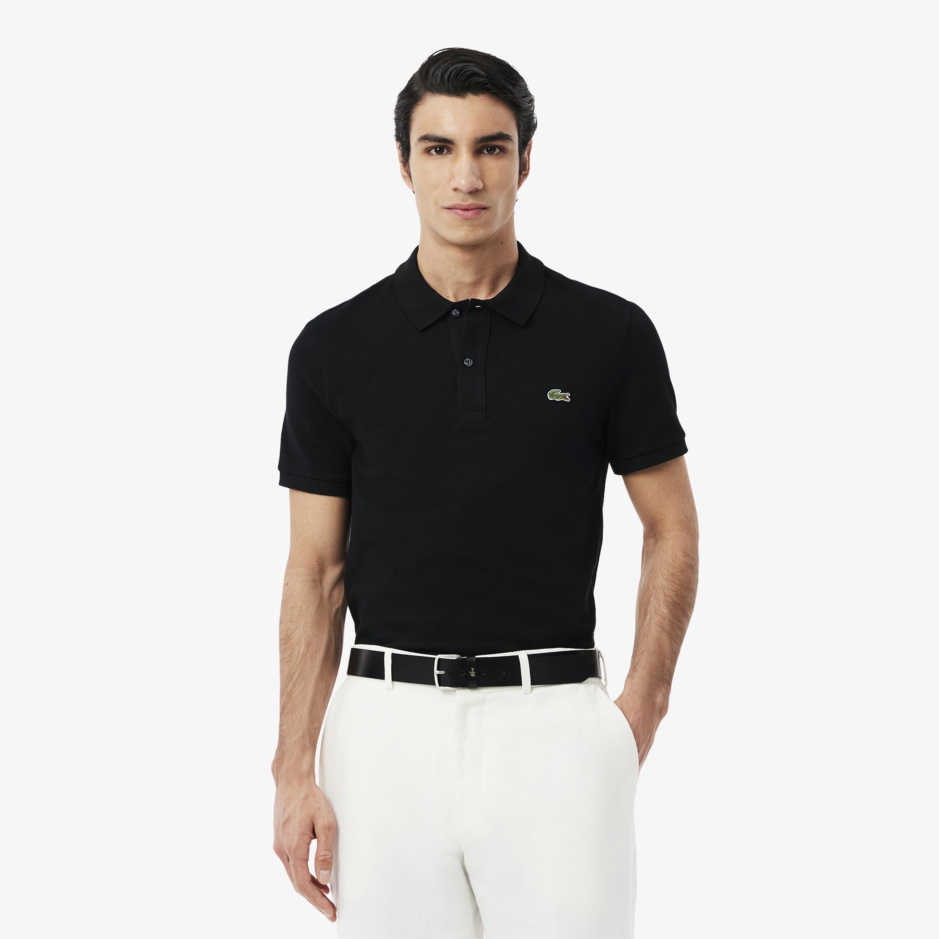Lacoste L.12.12 Erkek Slim Fit Siyah Polo
