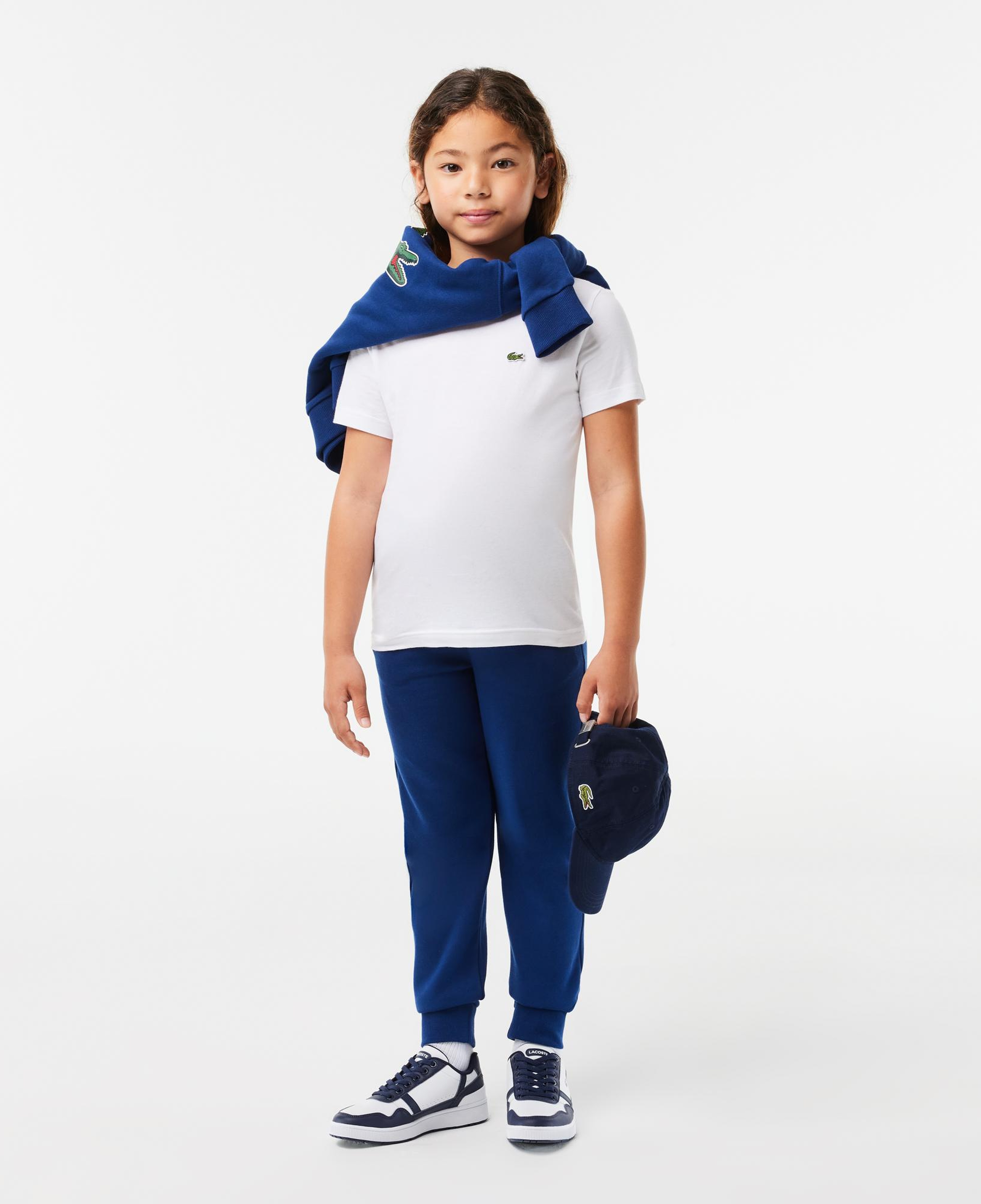 Lacoste Çocuk Bisiklet Yaka Beyaz T-Shirt