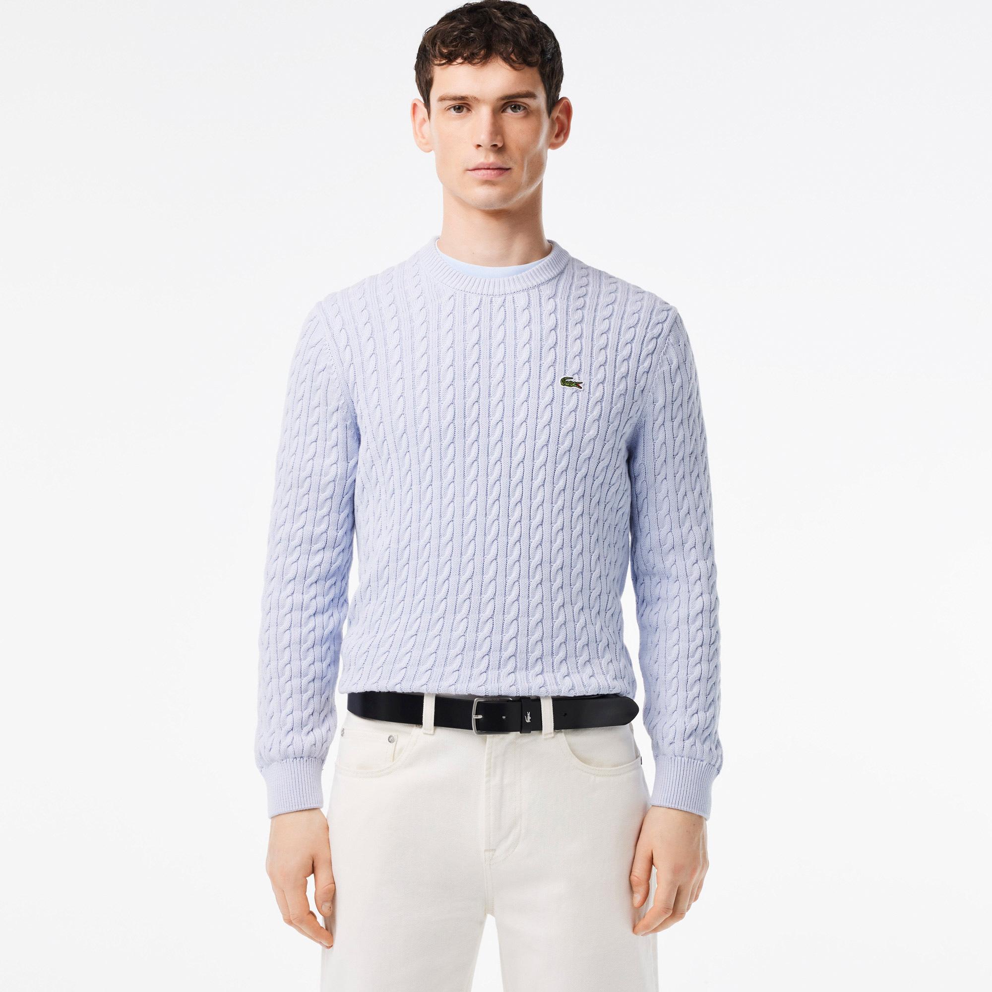 Lacoste Elegance Erkek Deri Siyah Kemer