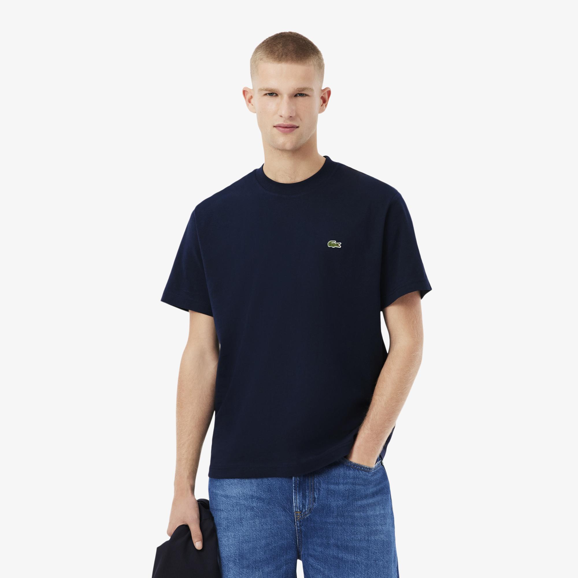 Lacoste Erkek Classic Fit Bisiklet Yaka Lacivert T-Shirt