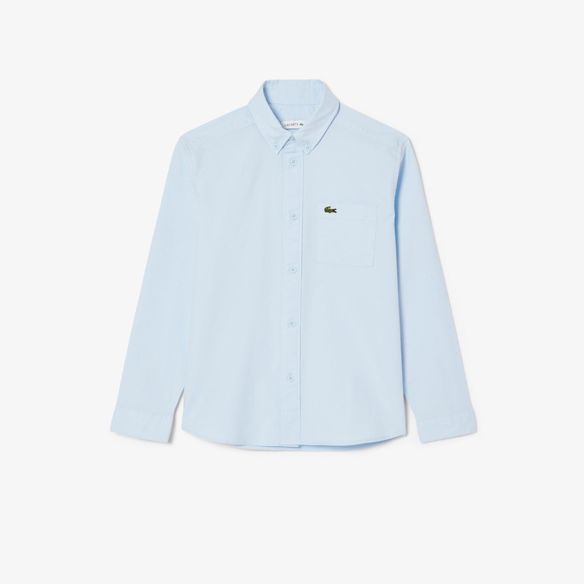 Lacoste Çocuk Uzun Kollu Açık Mavi Gömlek