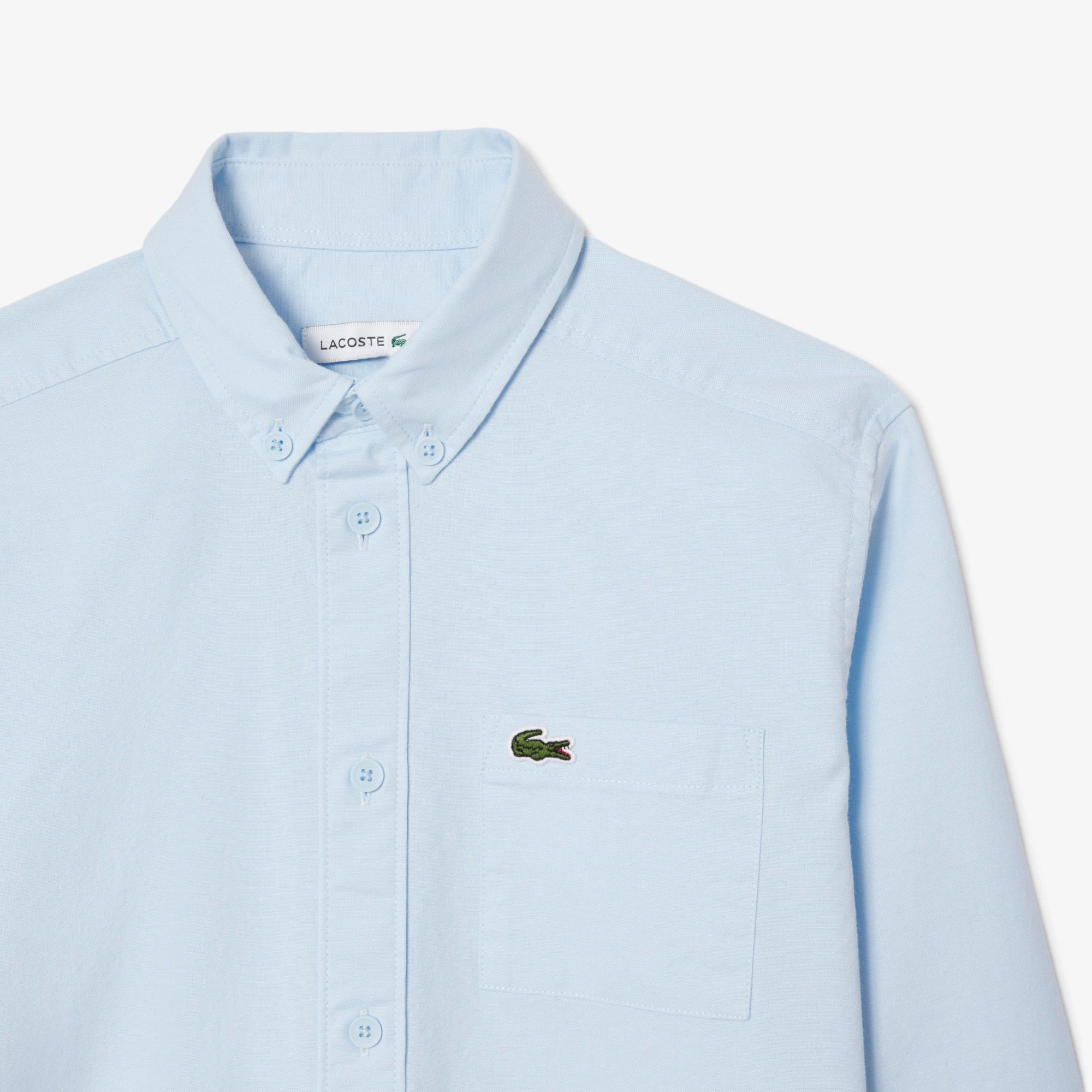 Lacoste Çocuk Uzun Kollu Açık Mavi Gömlek