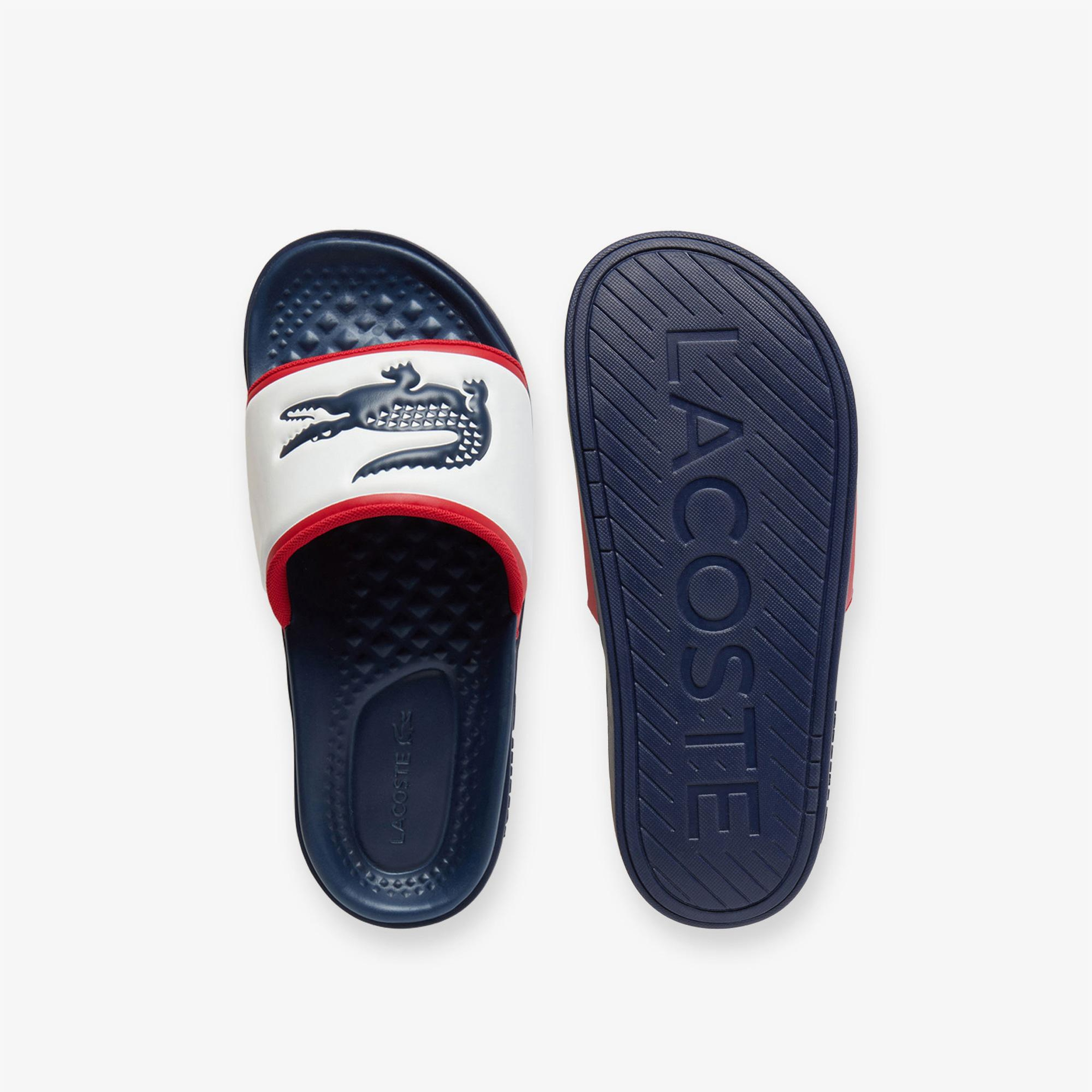 Lacoste Serve Slide Dual Erkek Lacivert Terlik
