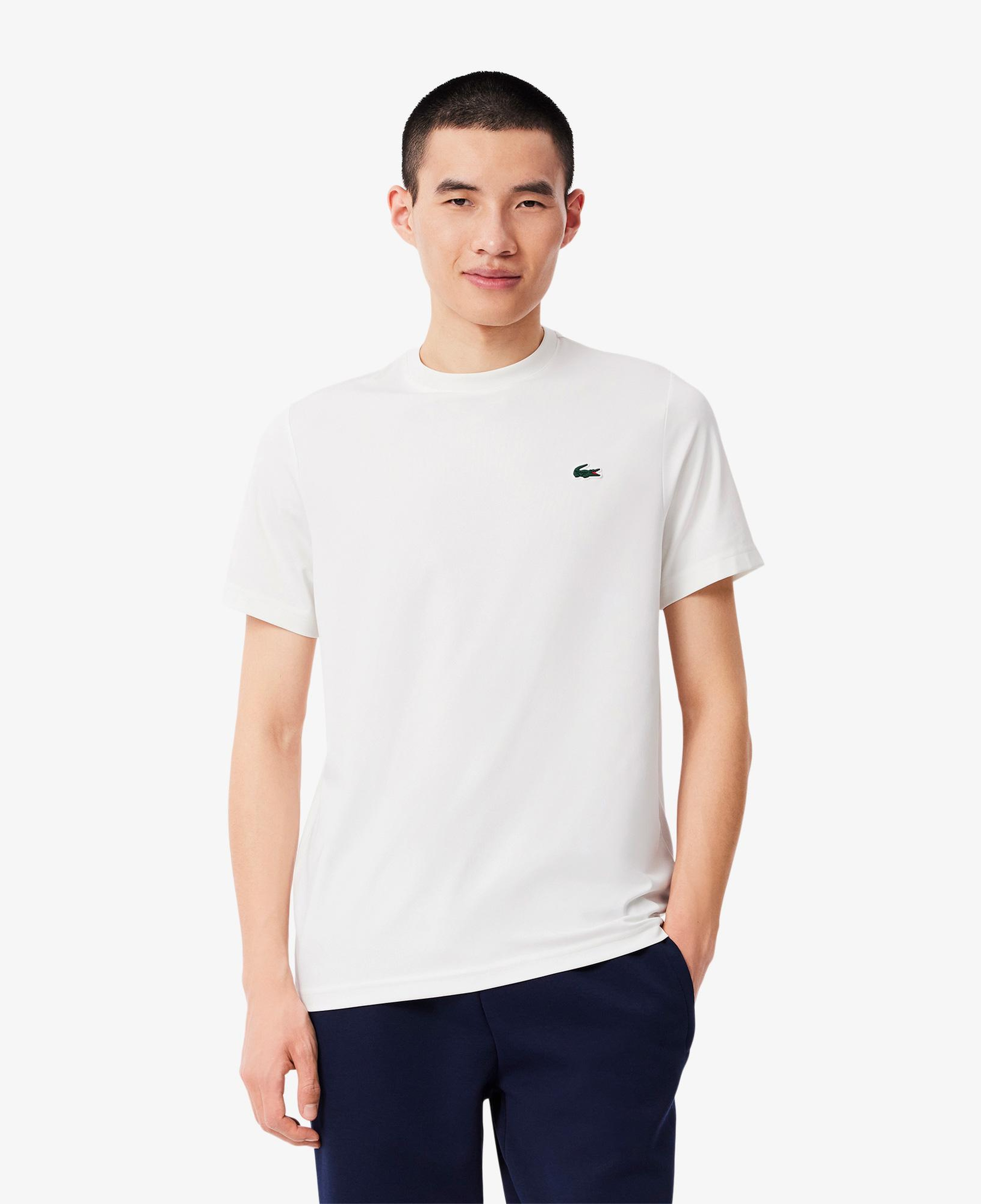 Lacoste Erkek Regular Fit Bisiklet Yaka Beyaz T-Shirt