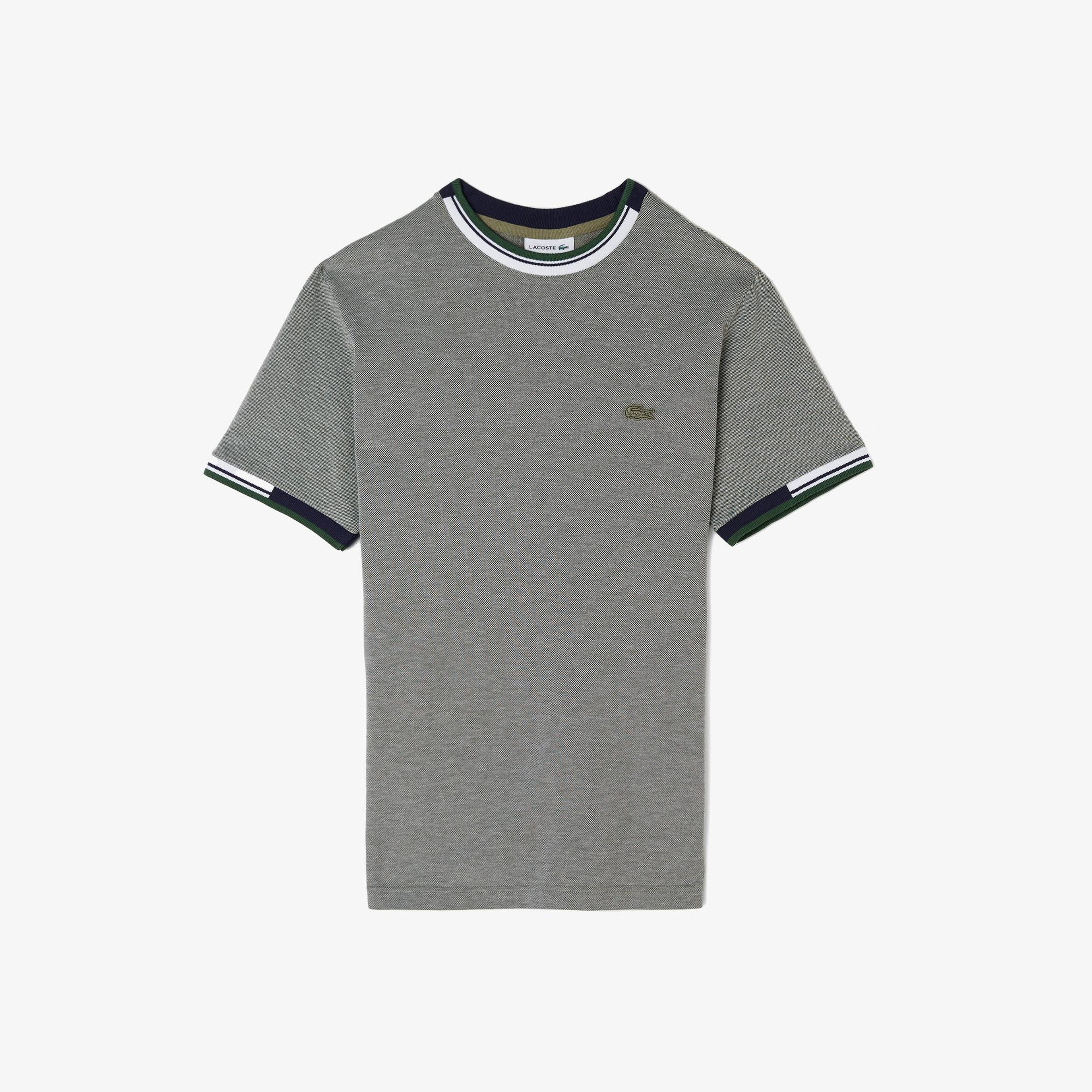 Lacoste Erkek Regular Fit Bisiklet Yaka Gri T-Shirt