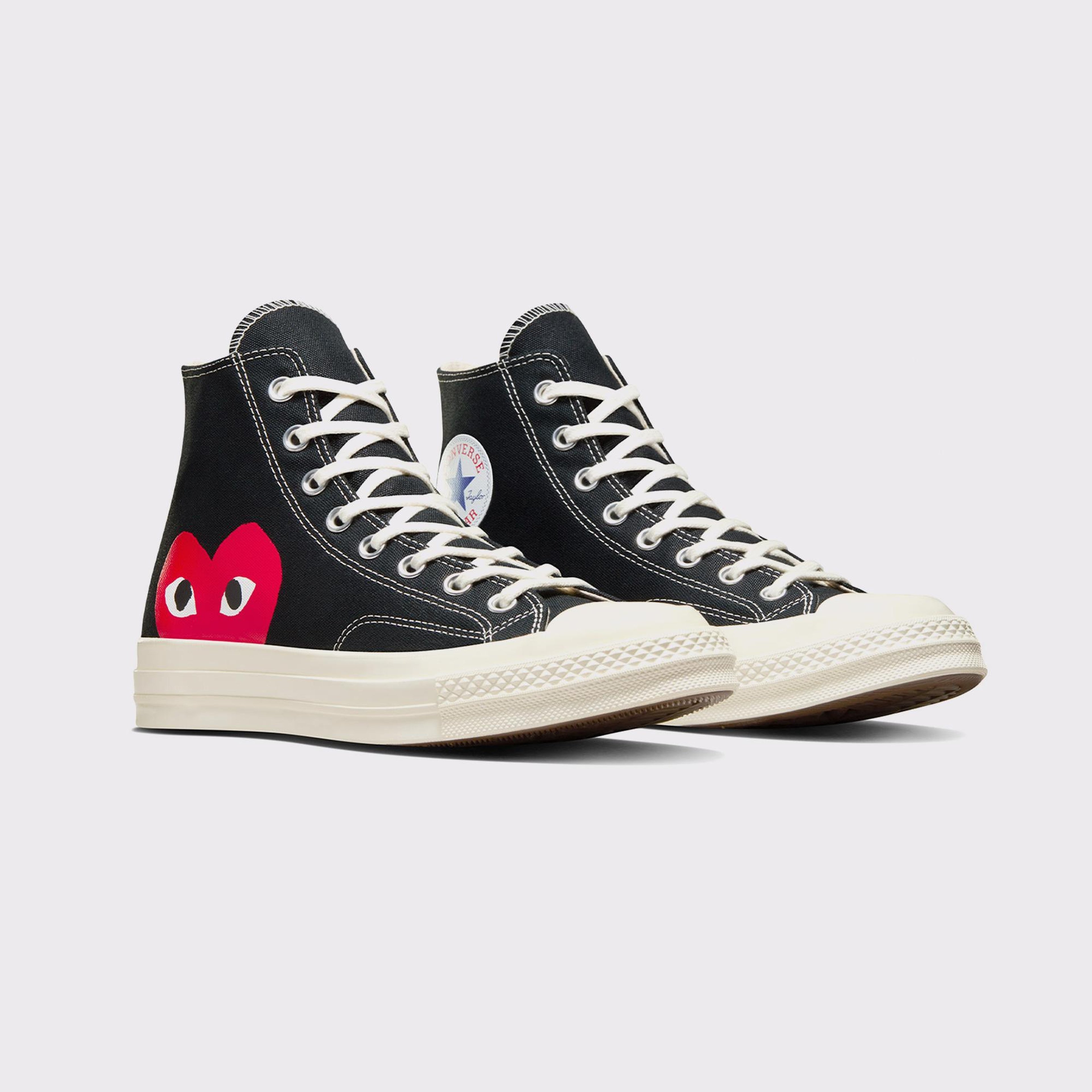 Converse X Comme Des Garçons Play Chuck 70 Unisex Siyah Sneaker
