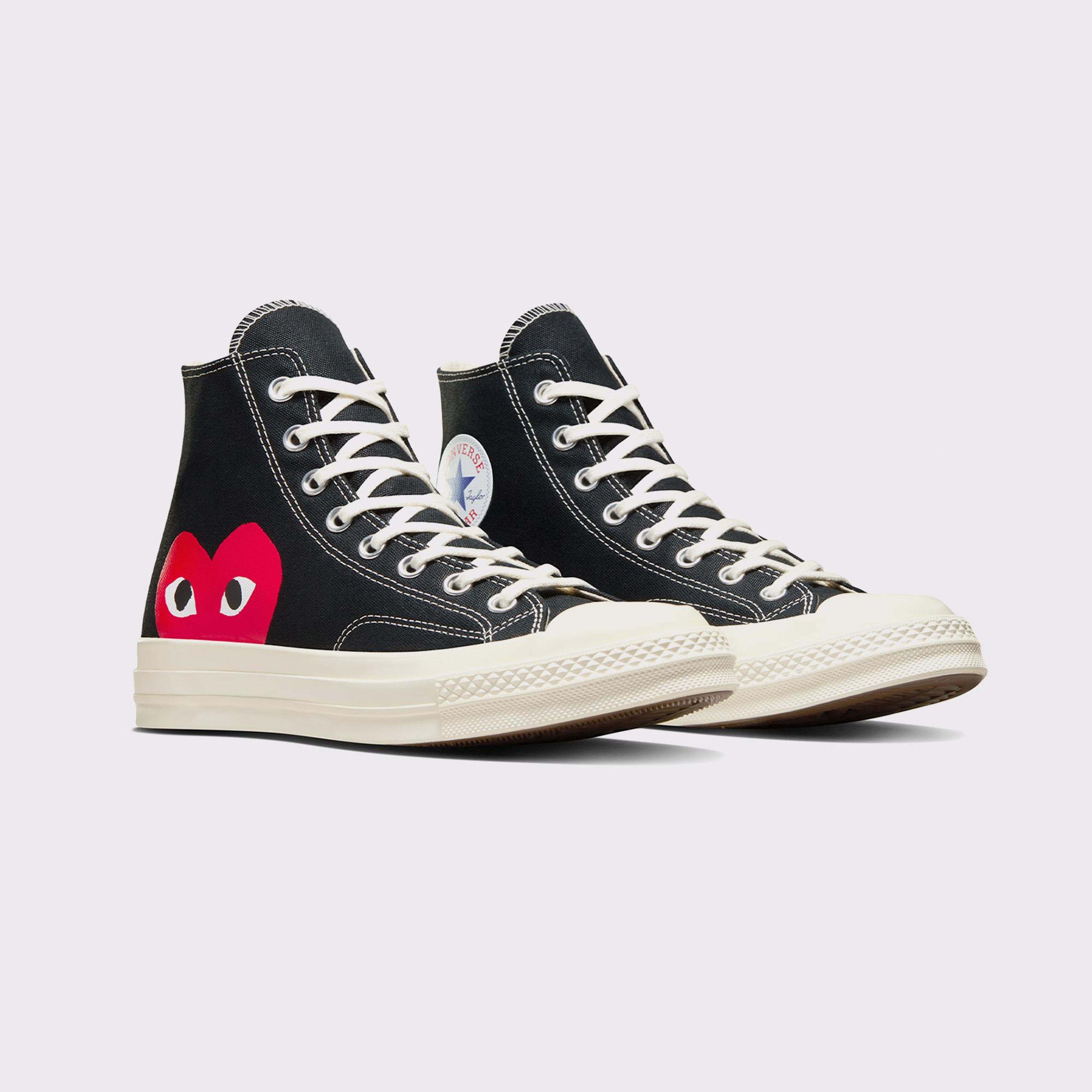 Converse X Comme Des Garçons Play Chuck 70 Unisex Siyah Sneaker