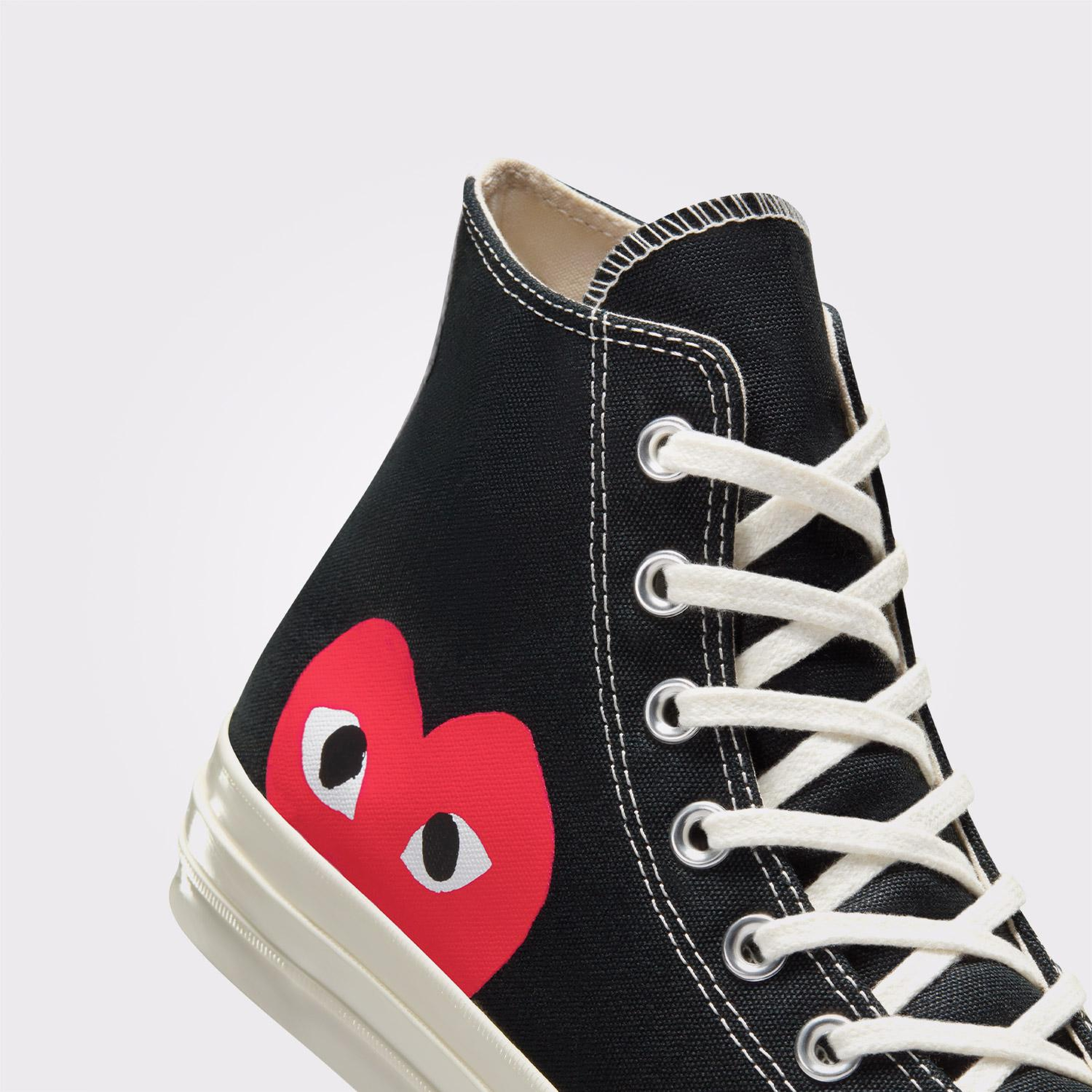 Converse X Comme Des Garçons Play Chuck 70 Unisex Siyah Sneaker