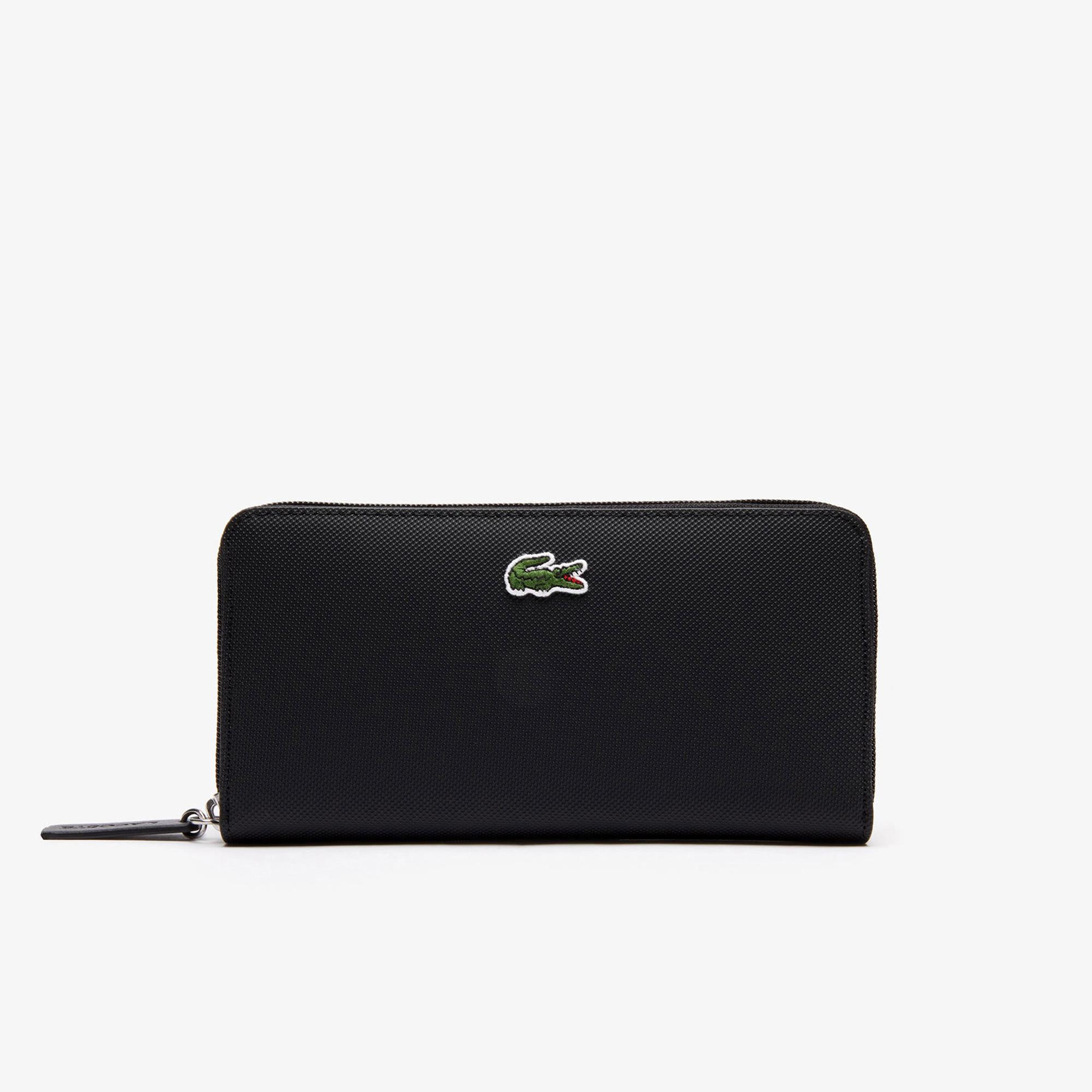 Lacoste L.12.12 Kadın Siyah Cüzdan