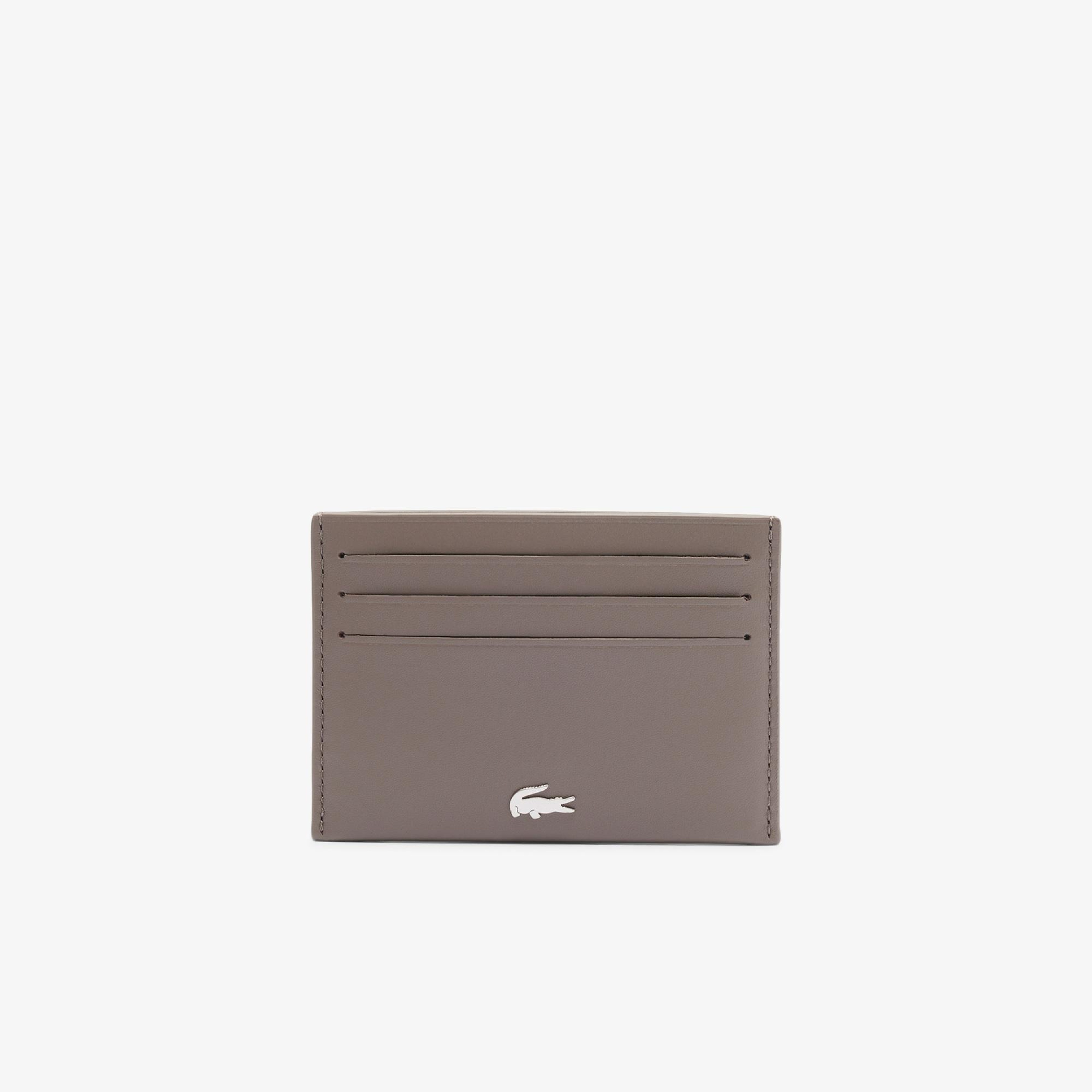 Lacoste FG Erkek Deri Açık Kahverengi Kartlık