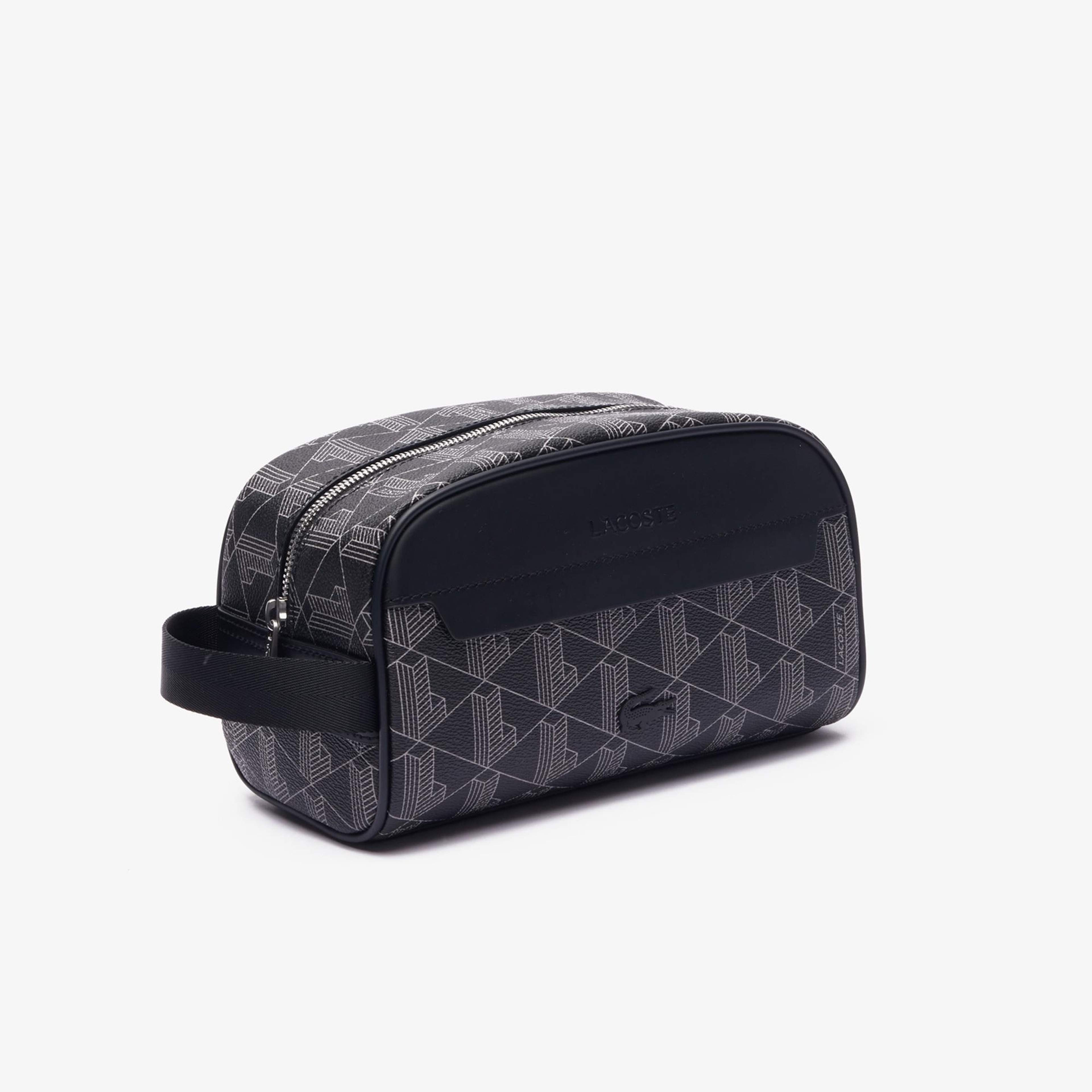 Lacoste Erkek Monogram Siyah Seyahat Çantası