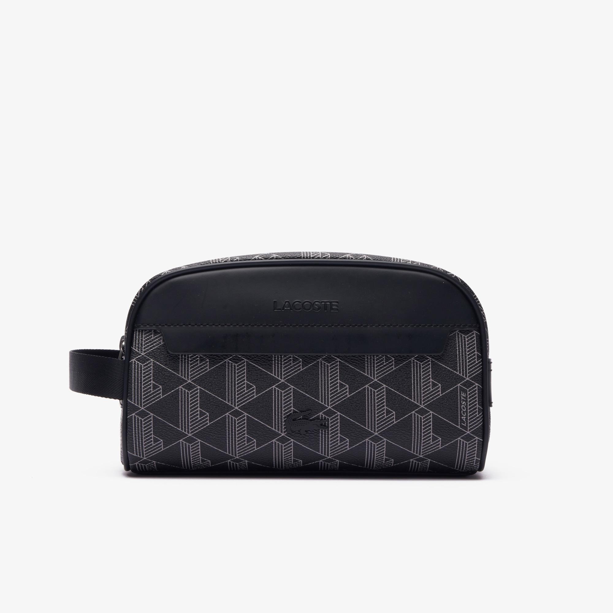 Lacoste Erkek Monogram Siyah Seyahat Çantası