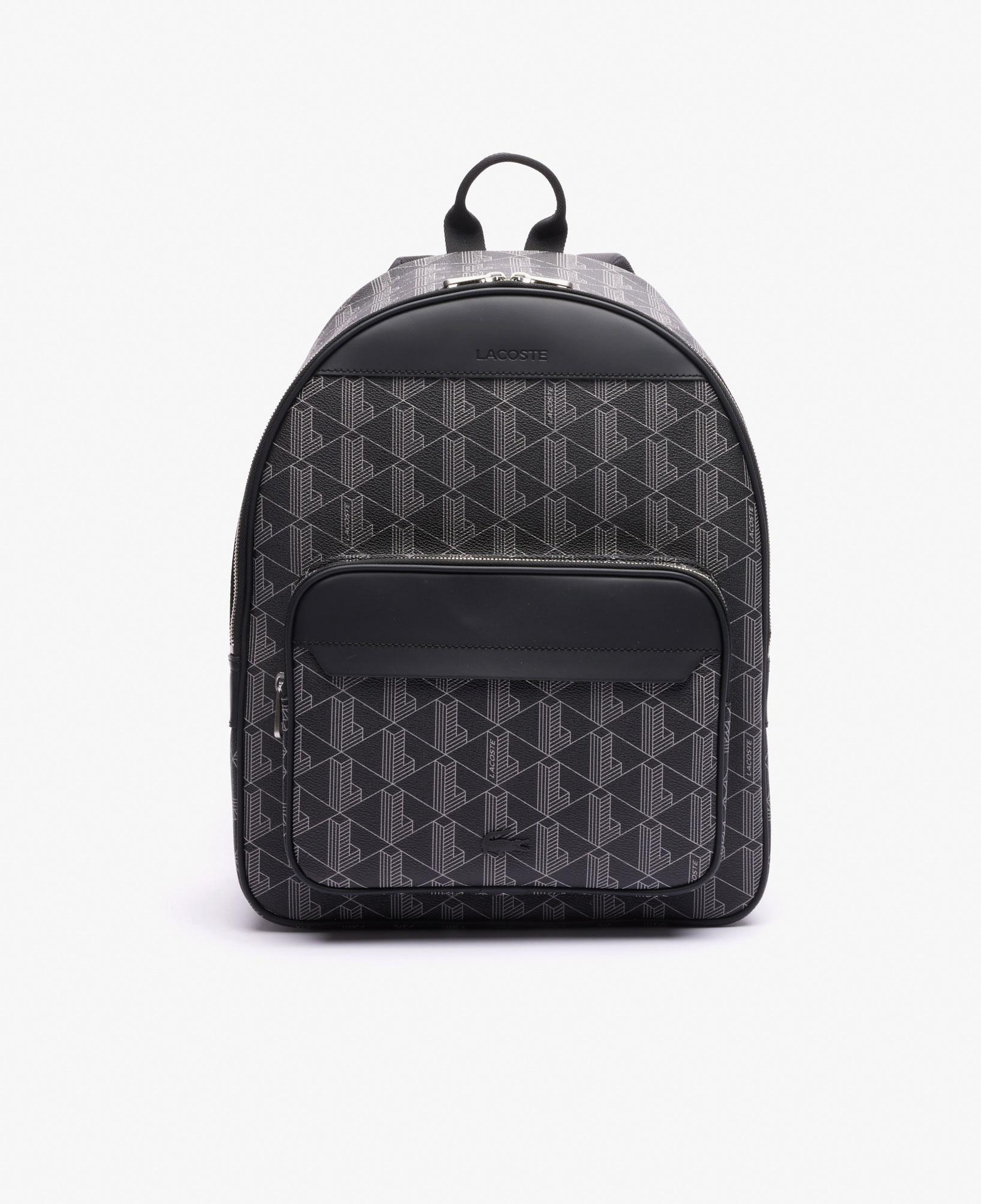 Lacoste The Blend Erkek Monogram Siyah Sırt Çantası