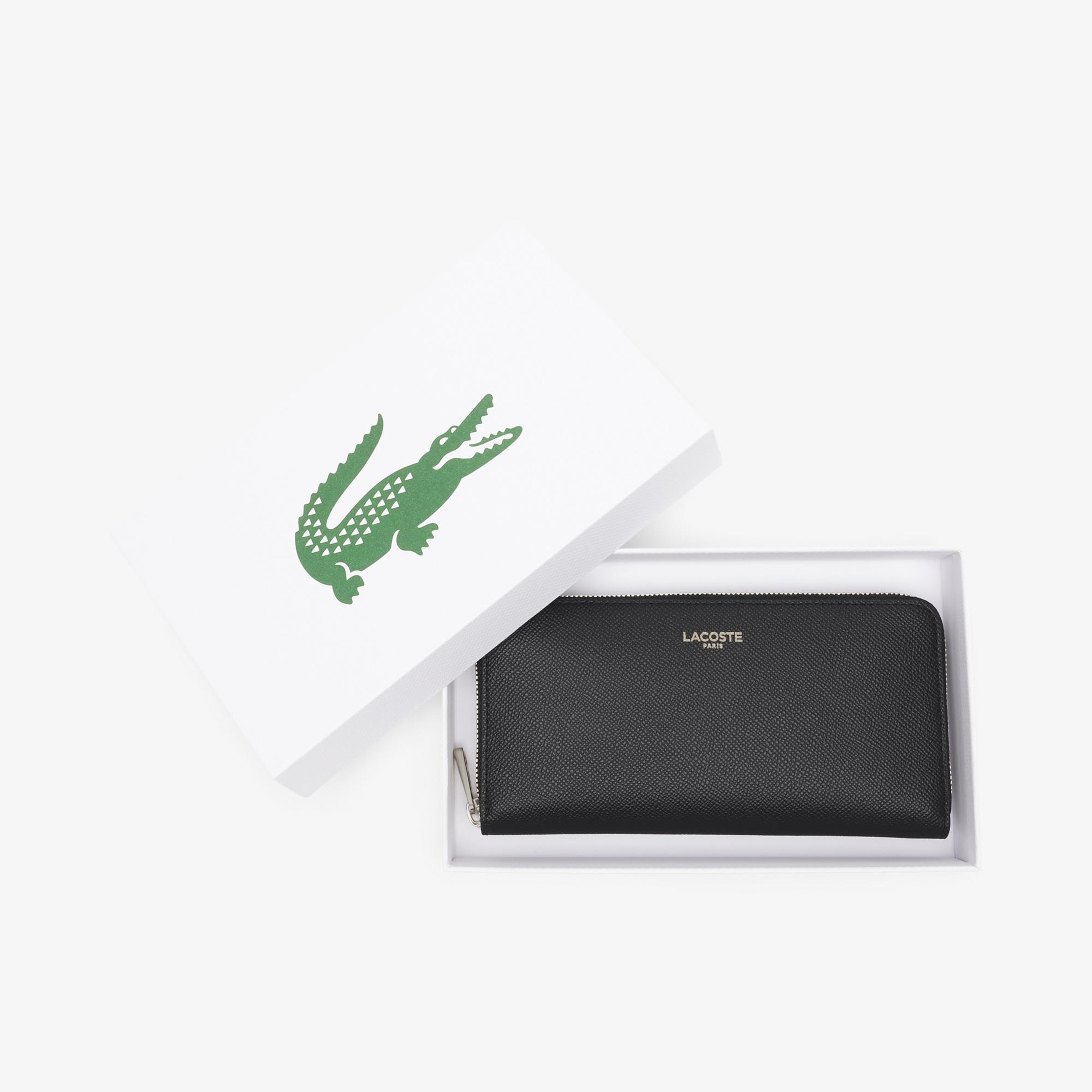 Lacoste Kadın Deri Siyah Cüzdan