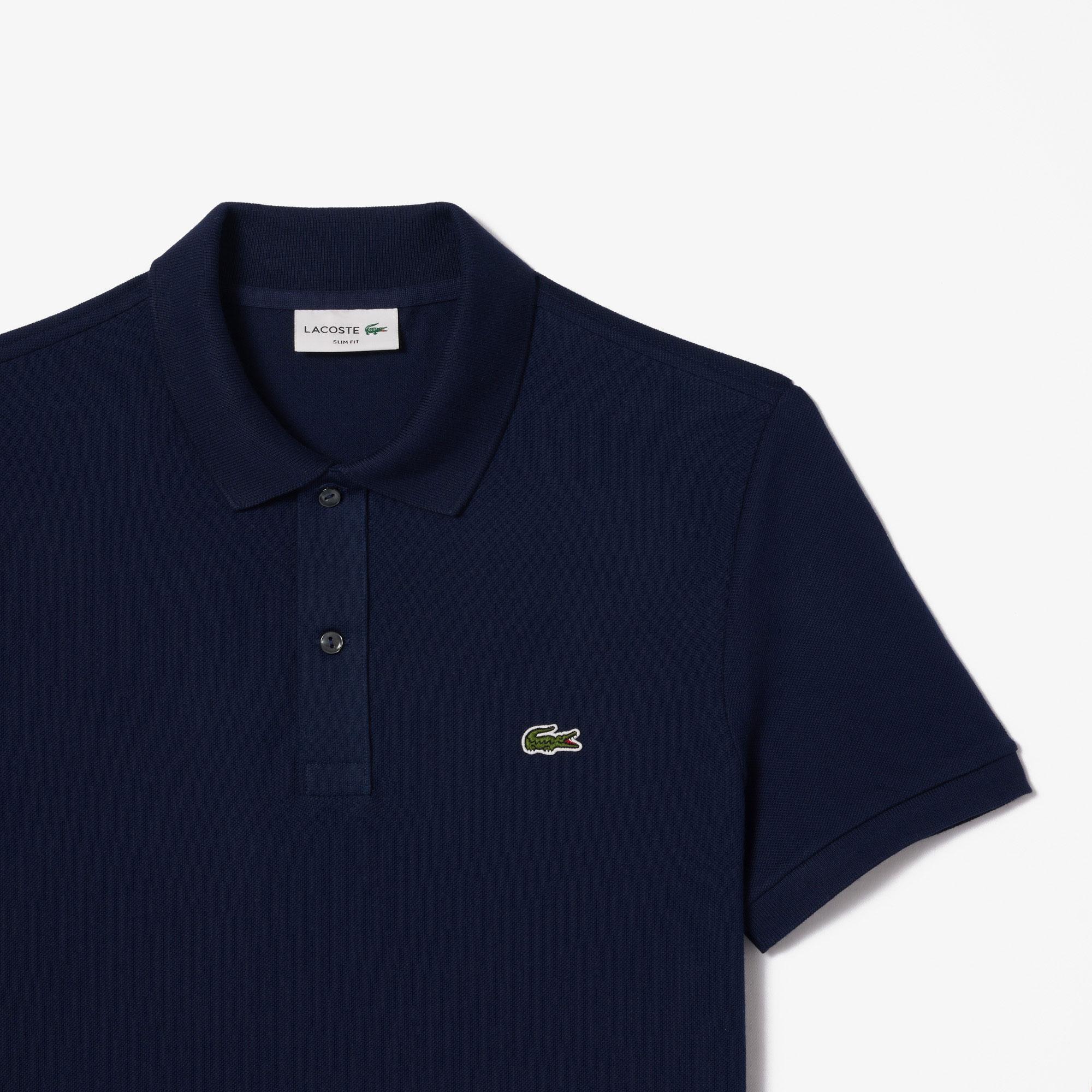 Lacoste L.12.12 Erkek Slim Fit Lacivert Polo