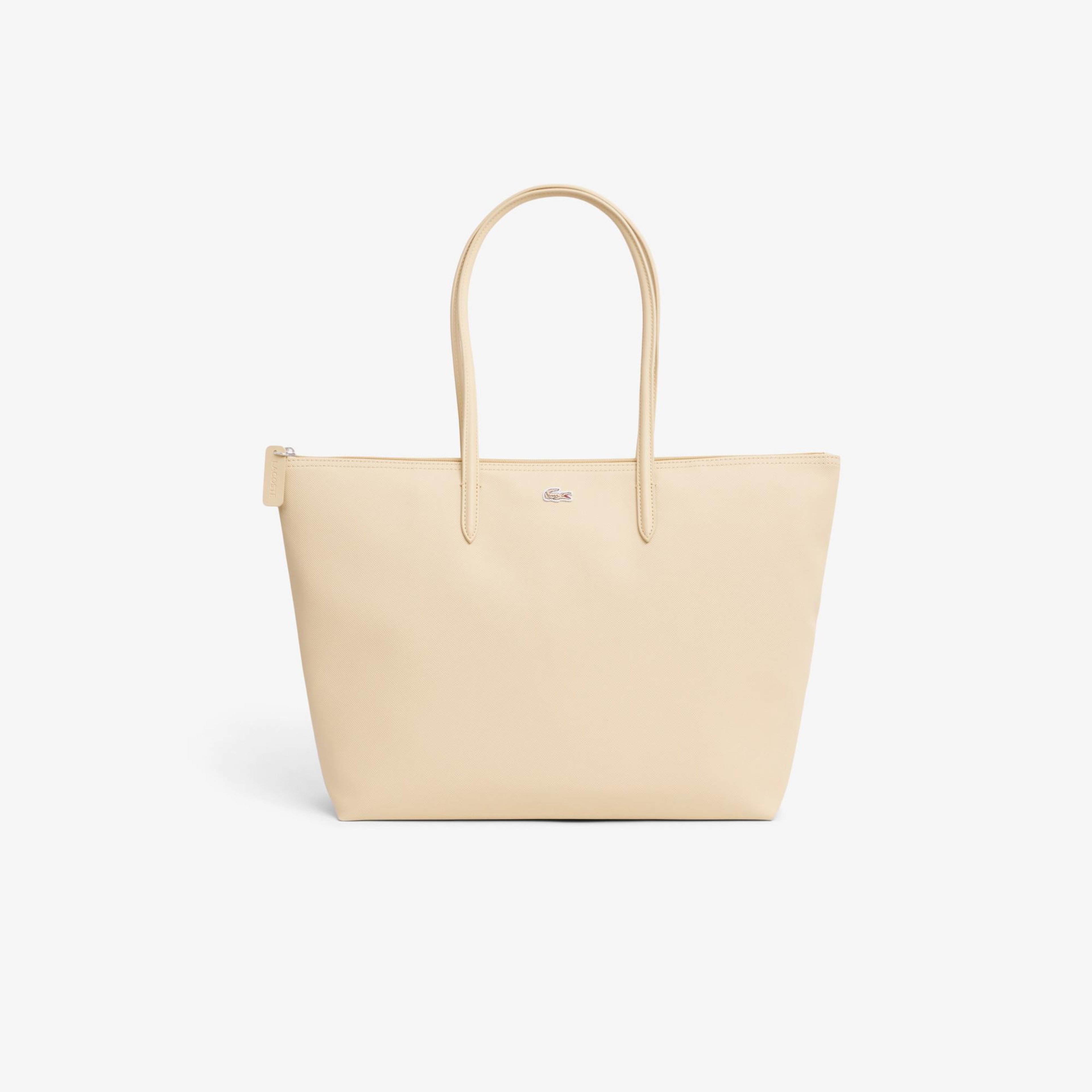 Lacoste Large L.12.12 Kadın Bej Omuz Çantası