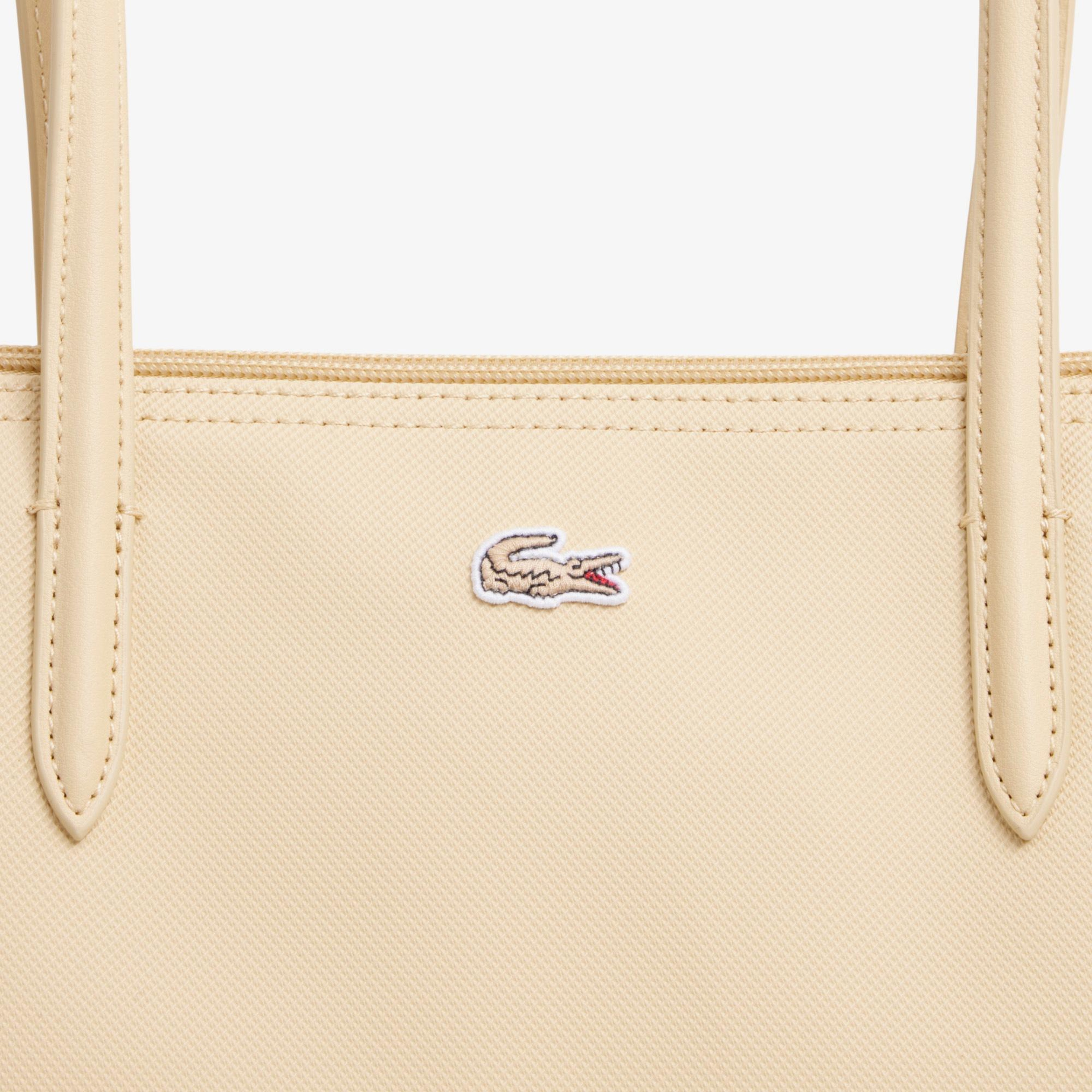 Lacoste Large L.12.12 Kadın Bej Omuz Çantası