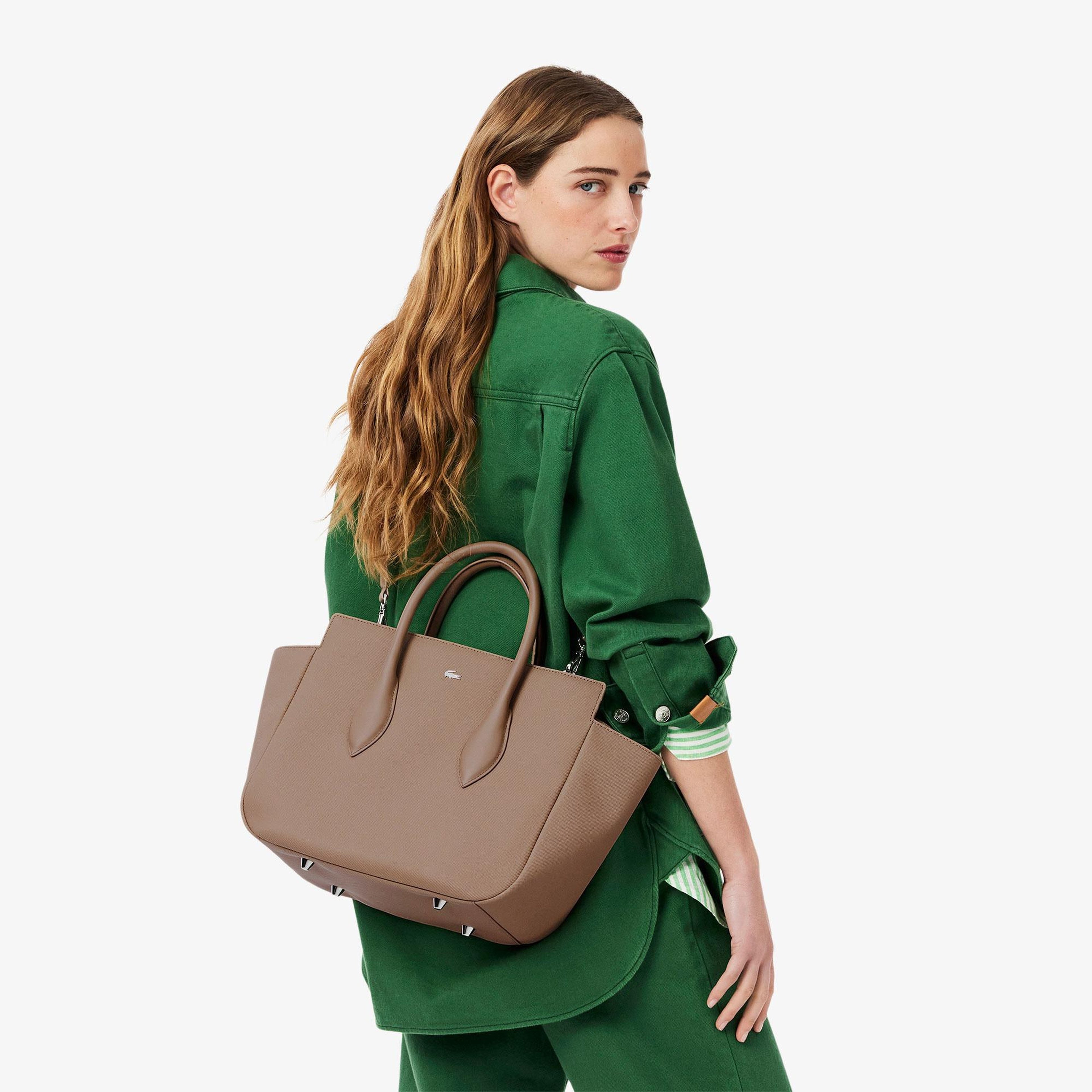 Lacoste Daily City Kadın Açık Kahverengi Omuz Çantası
