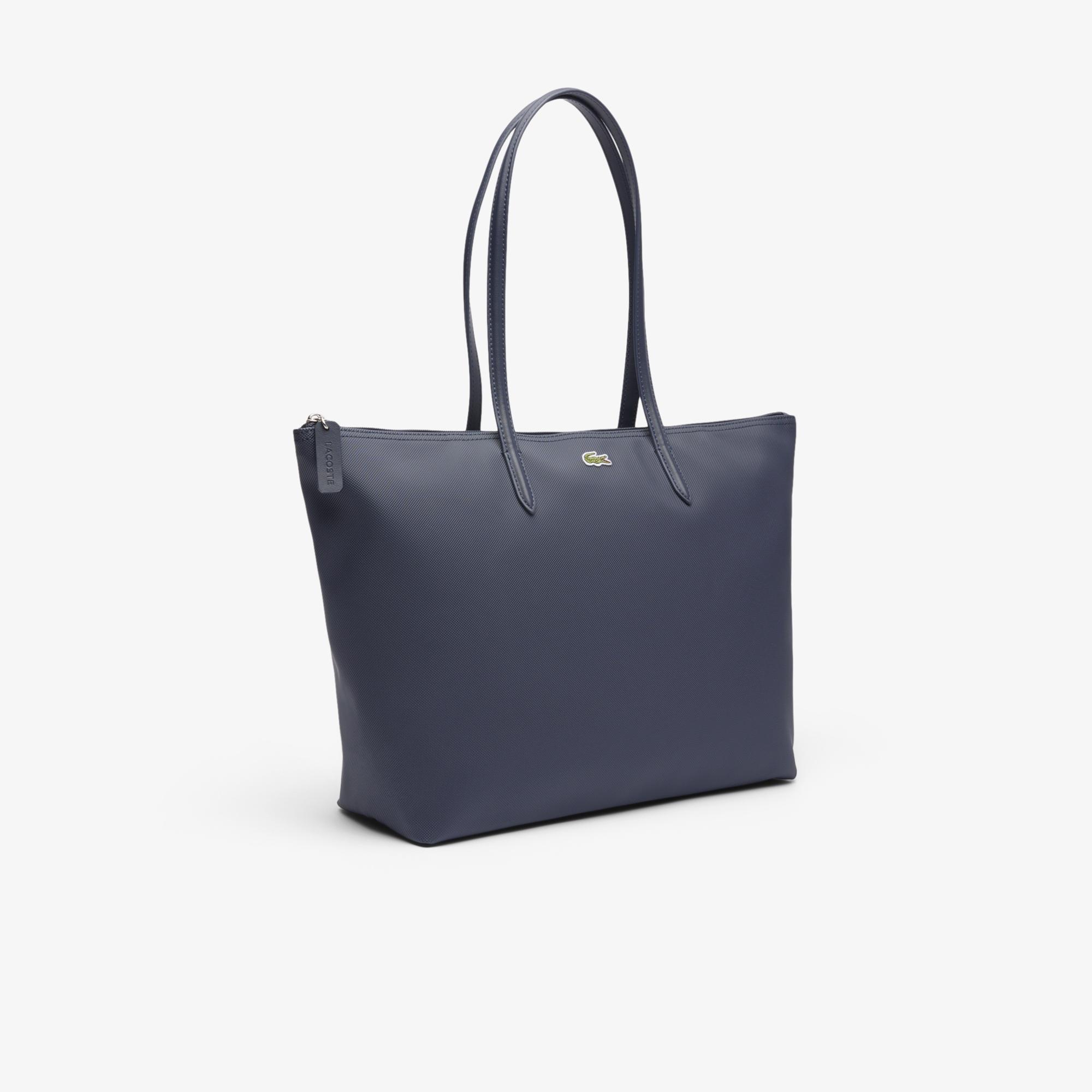 Lacoste Large L.12.12 Kadın Lacivert Omuz Çantası