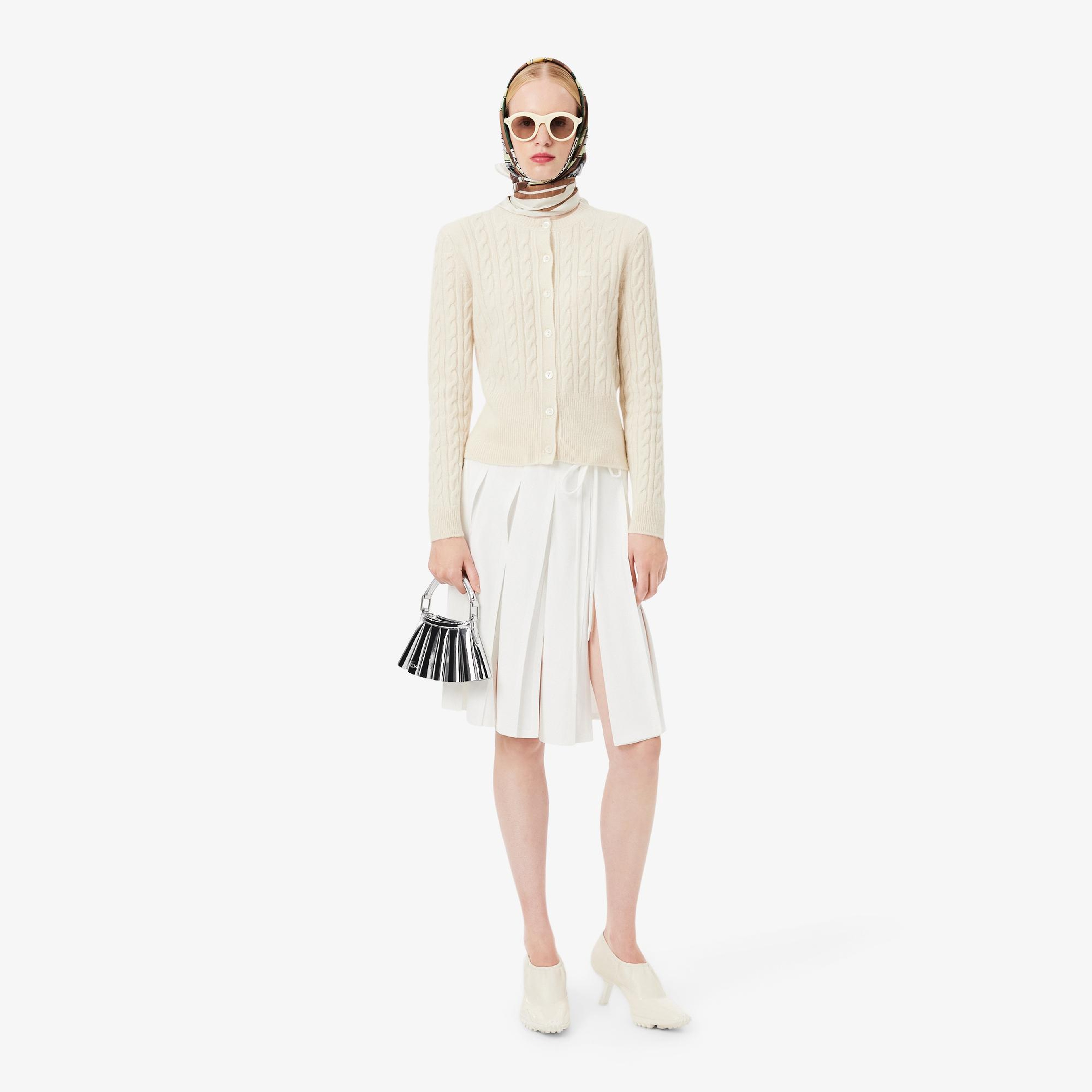 Lacoste Runway Mini Lenglen Kadın Gri Omuz Çantası