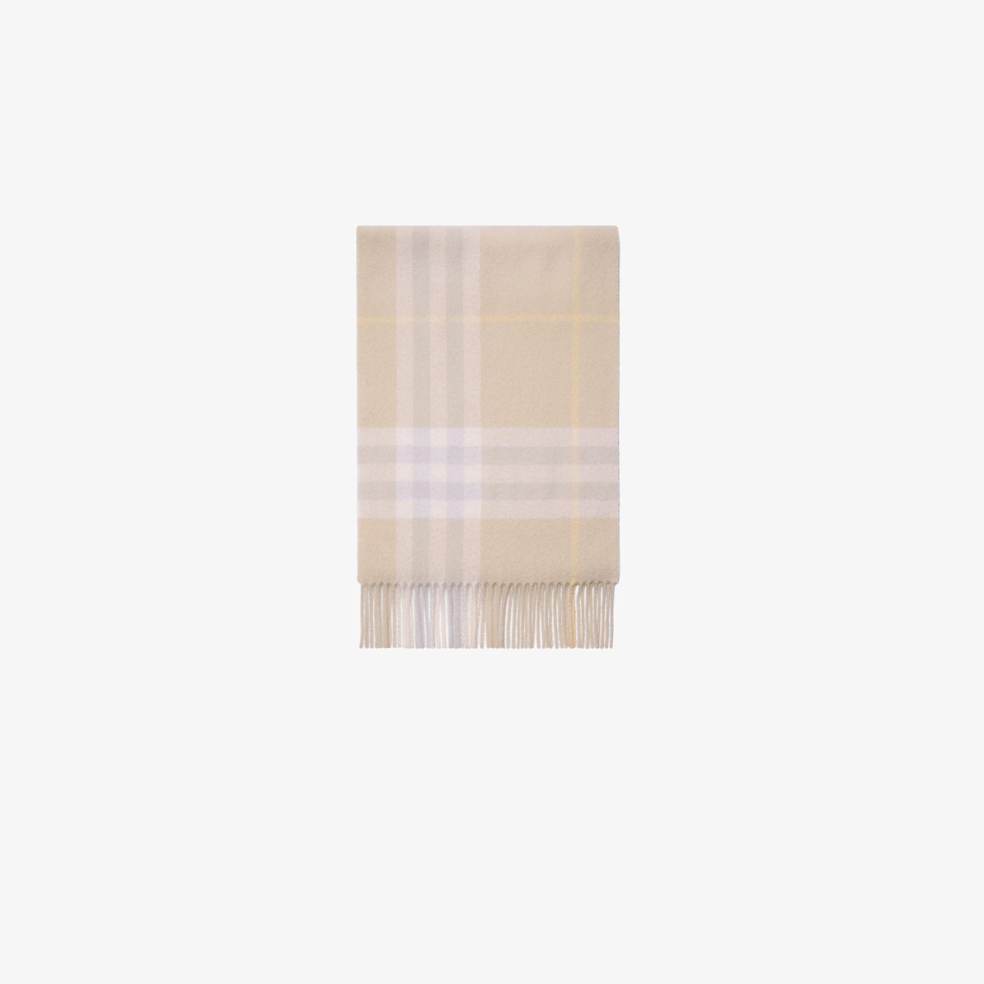 Burberry Giant Check Cashmere Kadın Gri Atkı