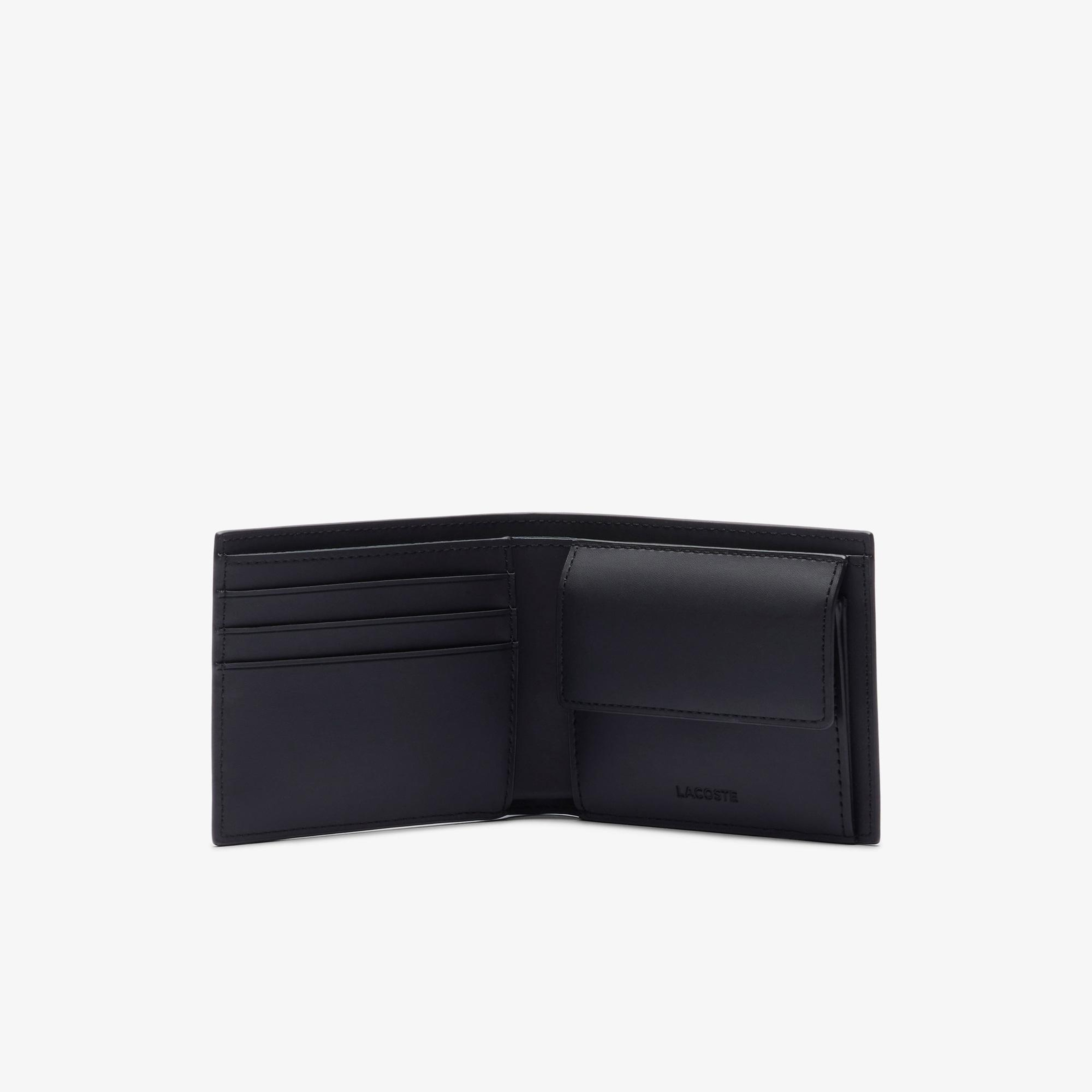 Lacoste The Blend Erkek Monogram Siyah Cüzdan