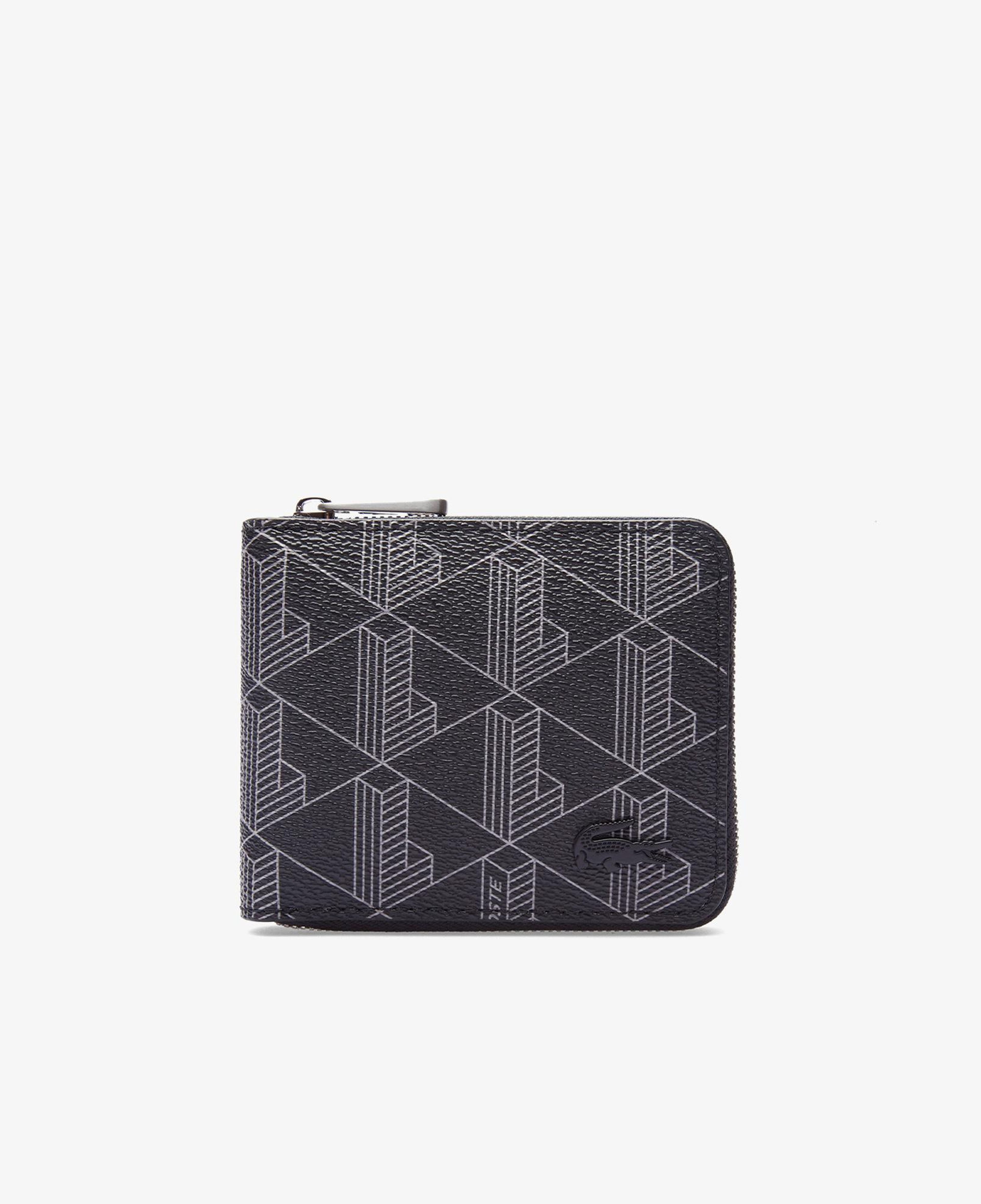 Lacoste The Blend Erkek Monogram Siyah Cüzdan
