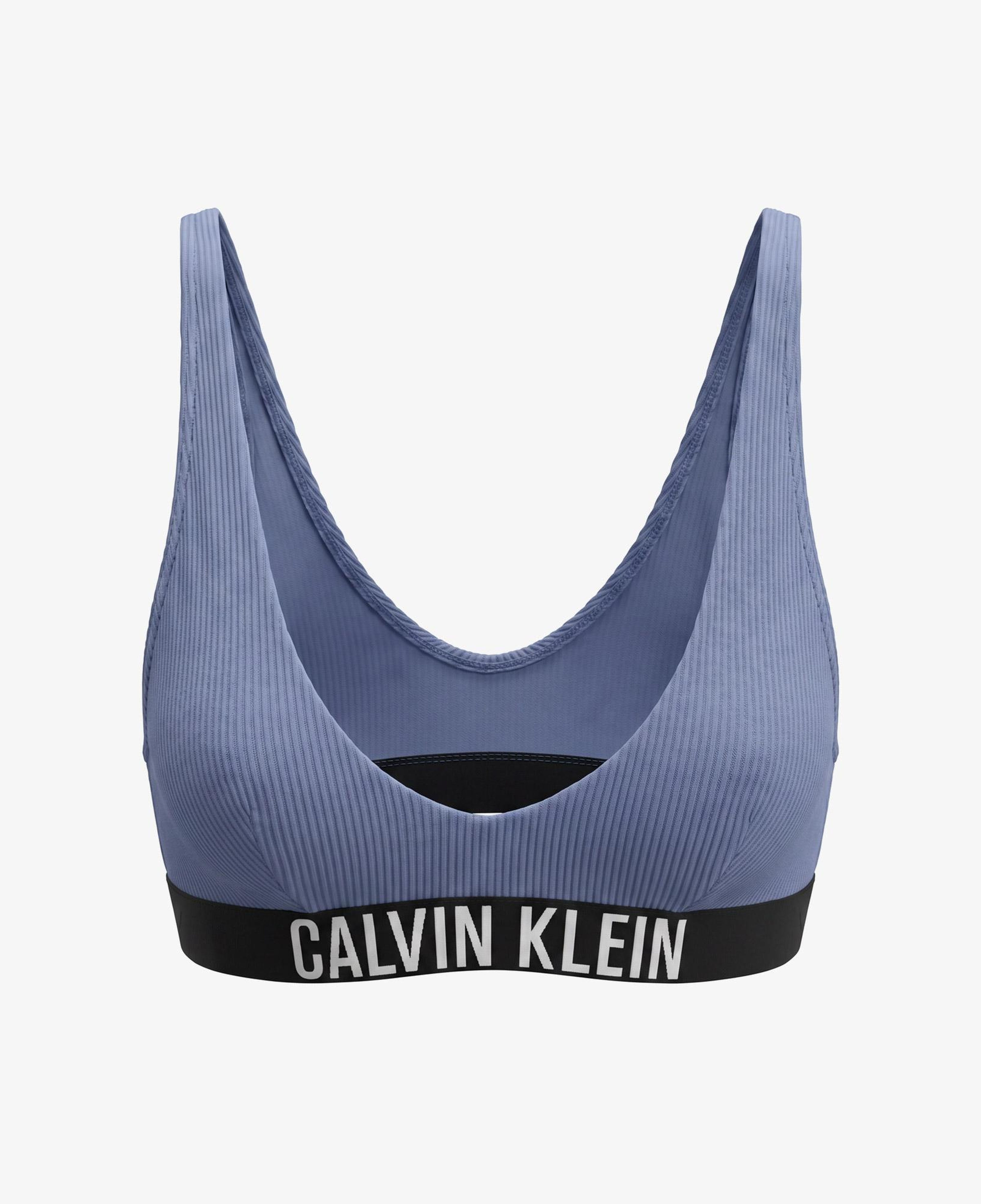 Calvin Klein Scoop Spor Sütyenilette Kadın Mavi Bikini Üstü