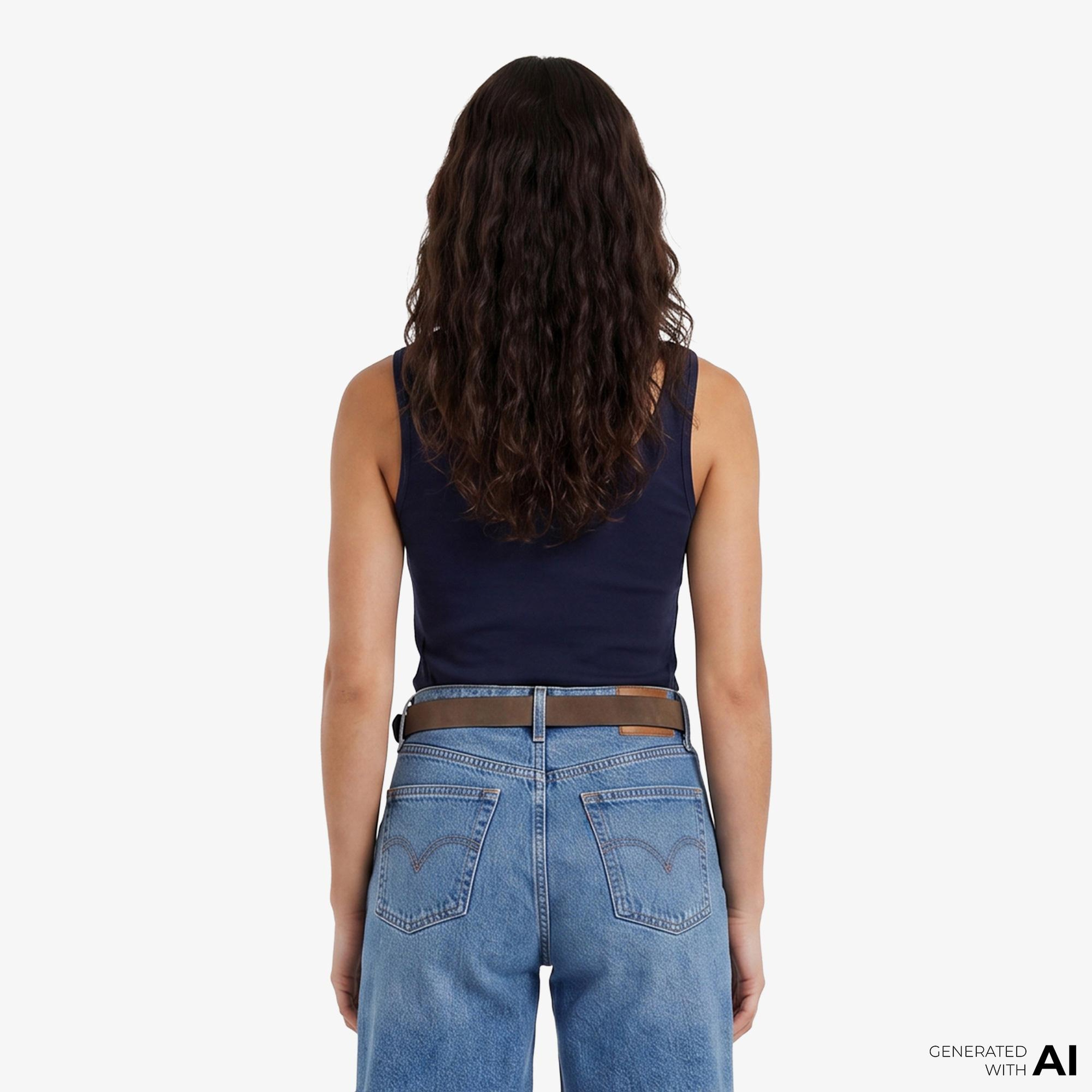 Calvin Klein Ck Graphic Tank Kadın Mavi Alt Pijama