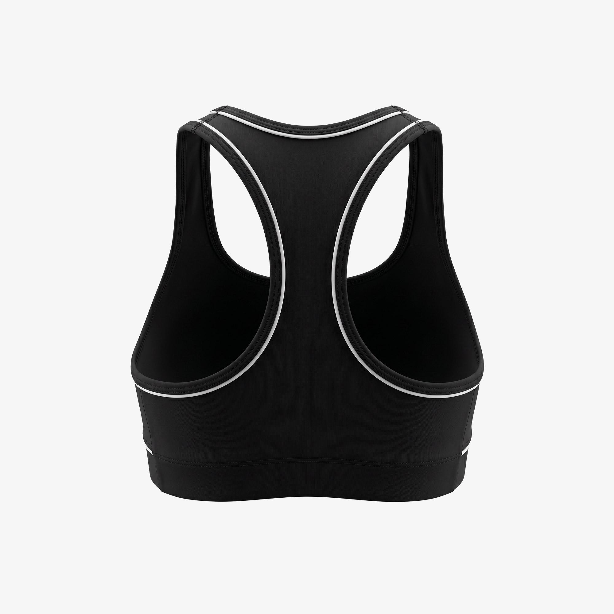 Calvin Klein Icon Sport Piping Kadın Siyah Bra