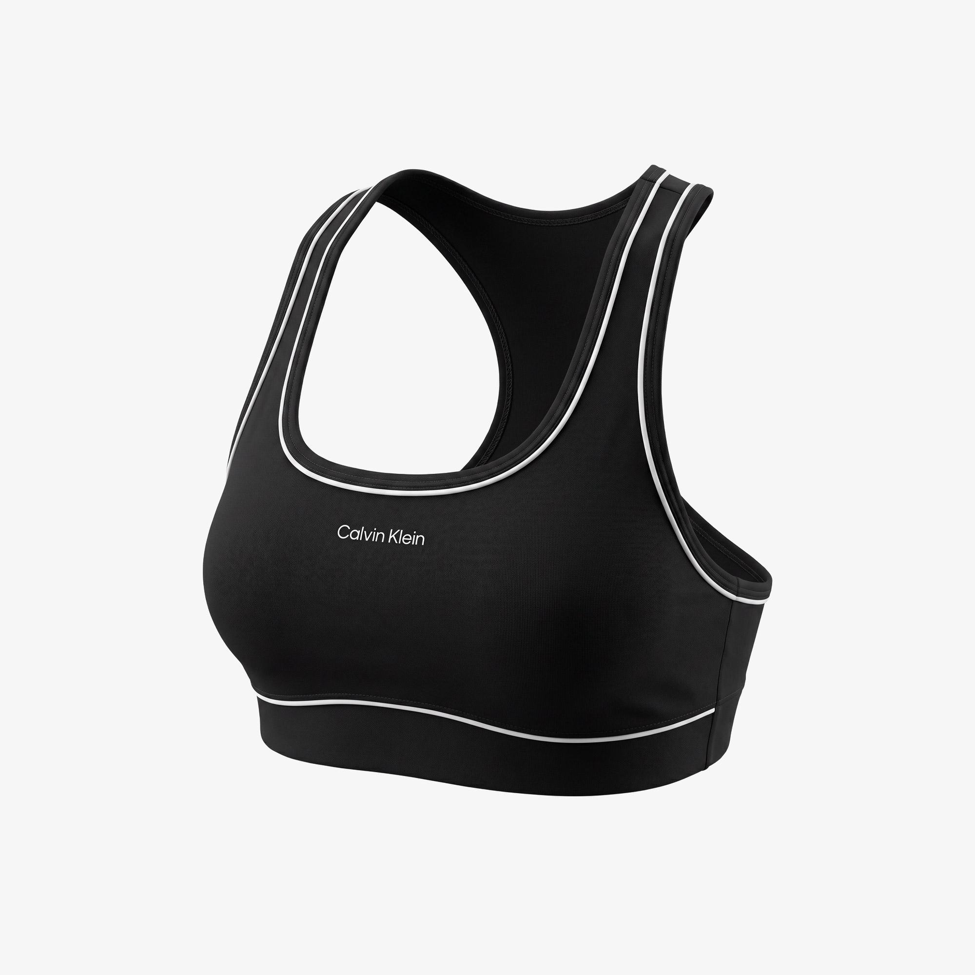 Calvin Klein Icon Sport Piping Kadın Siyah Bra