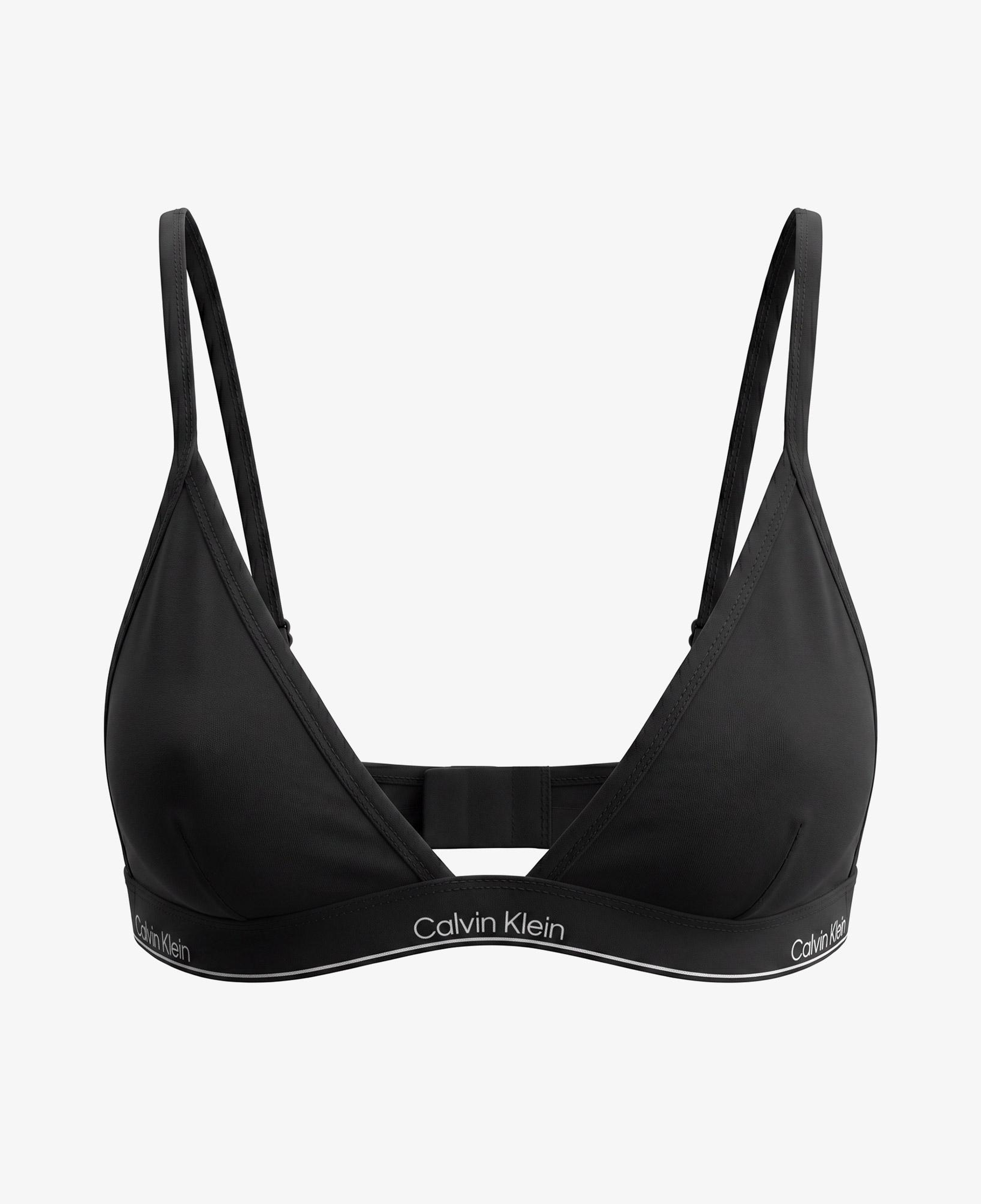 Calvin Klein Triangle Kadın Siyah Bikini Üstü