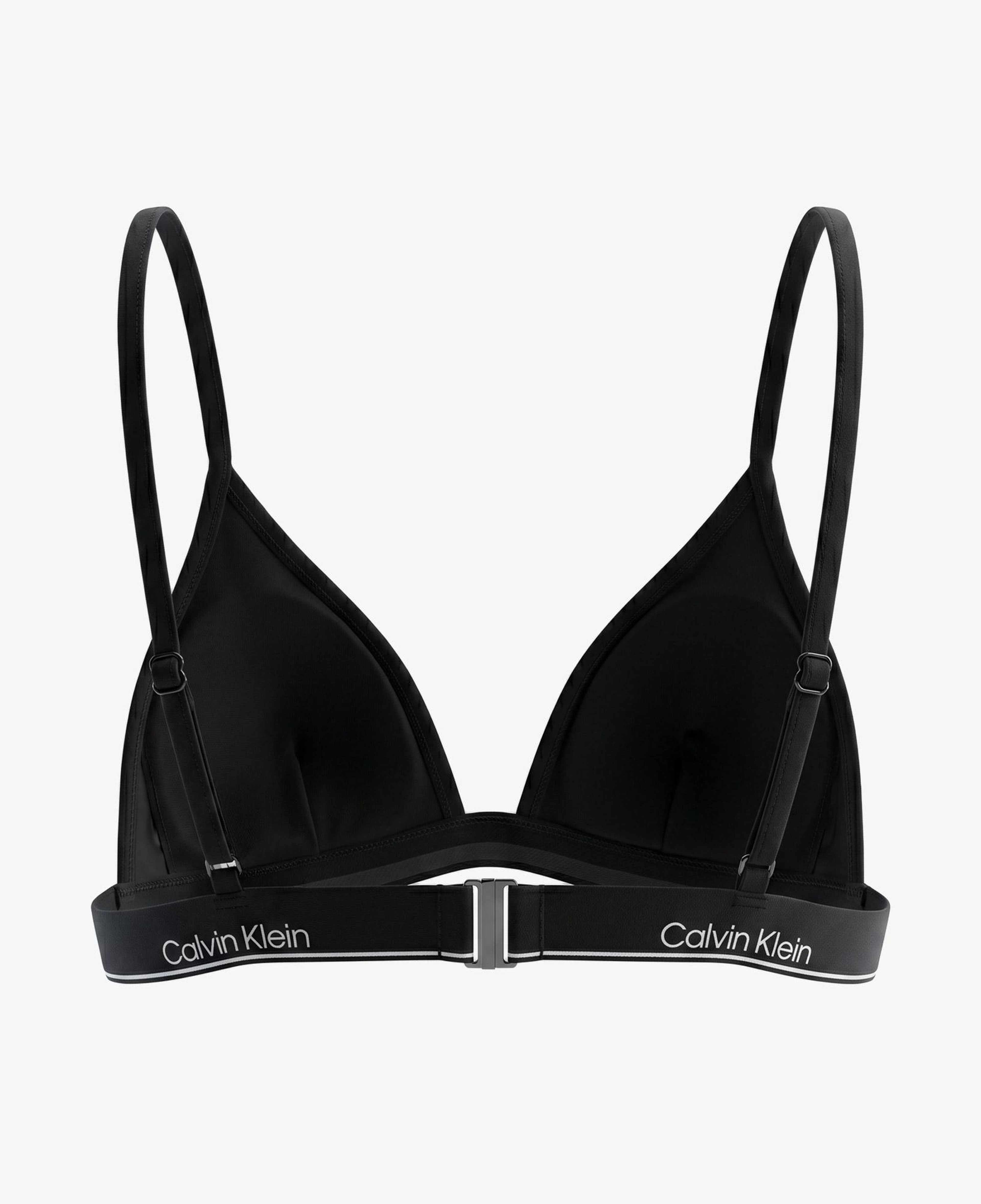 Calvin Klein Triangle Kadın Siyah Bikini Üstü
