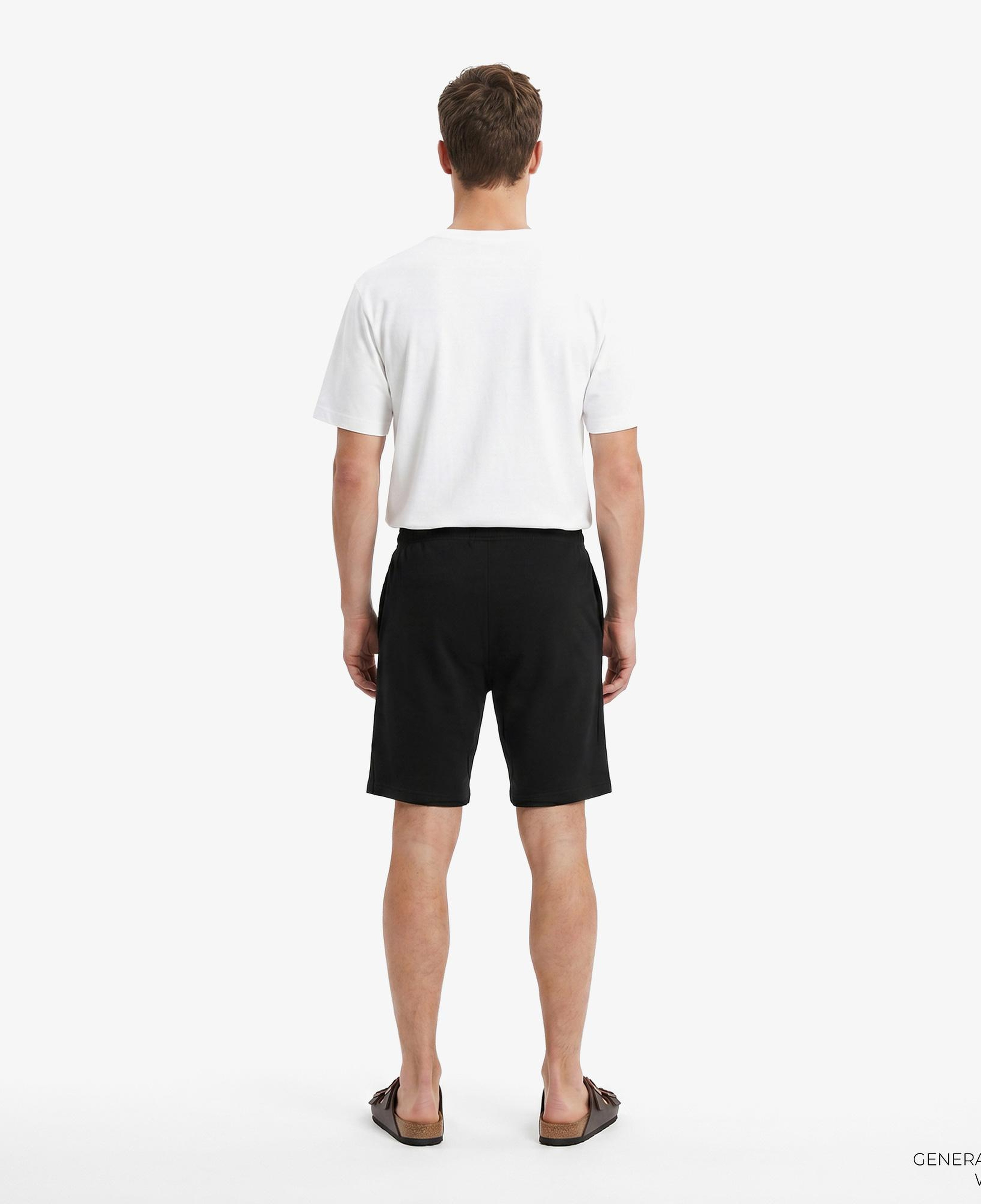 Calvin Klein Monogram Sleep Short Erkek Siyah Üst Pijama