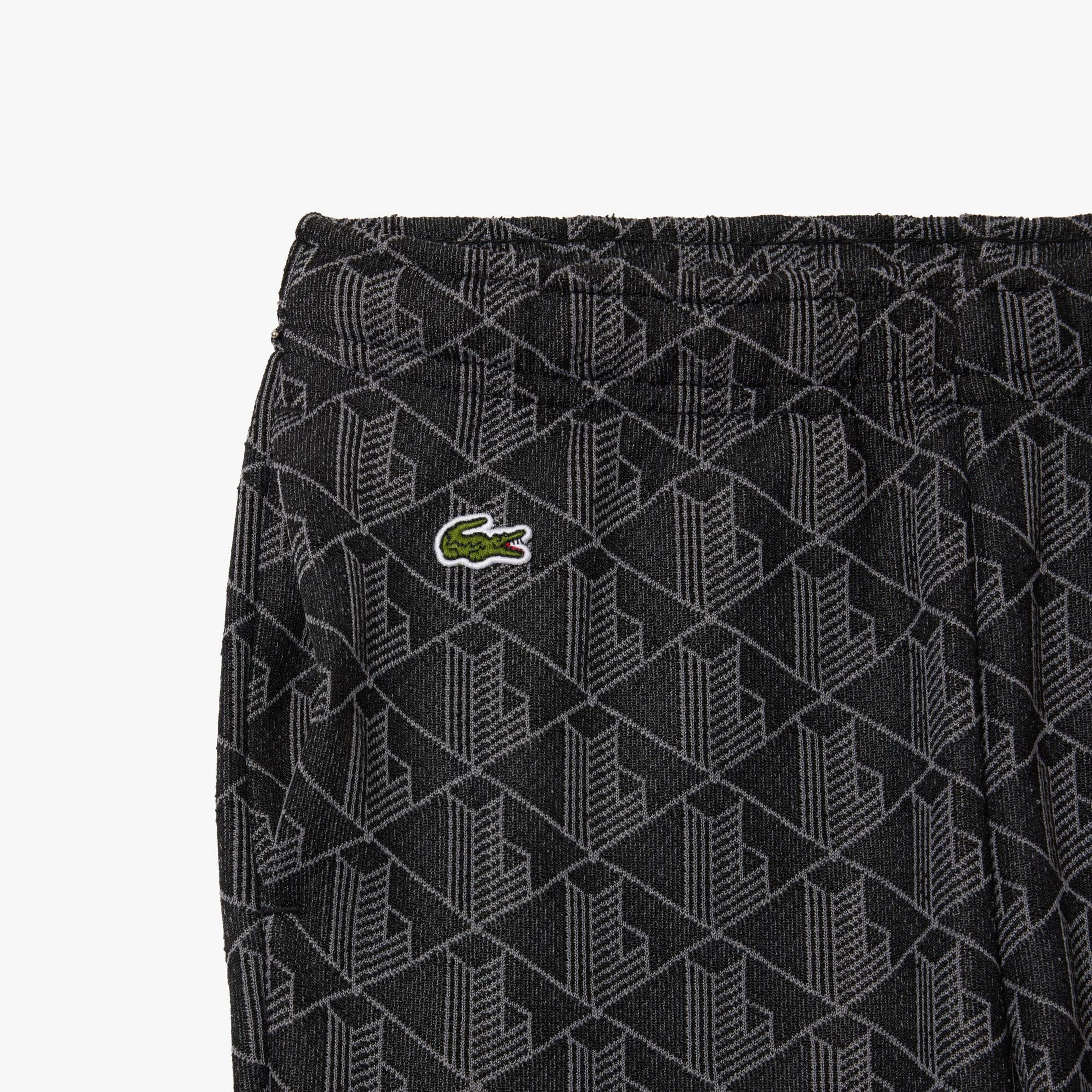 Lacoste Çocuk Monogram Siyah Eşofman Altı