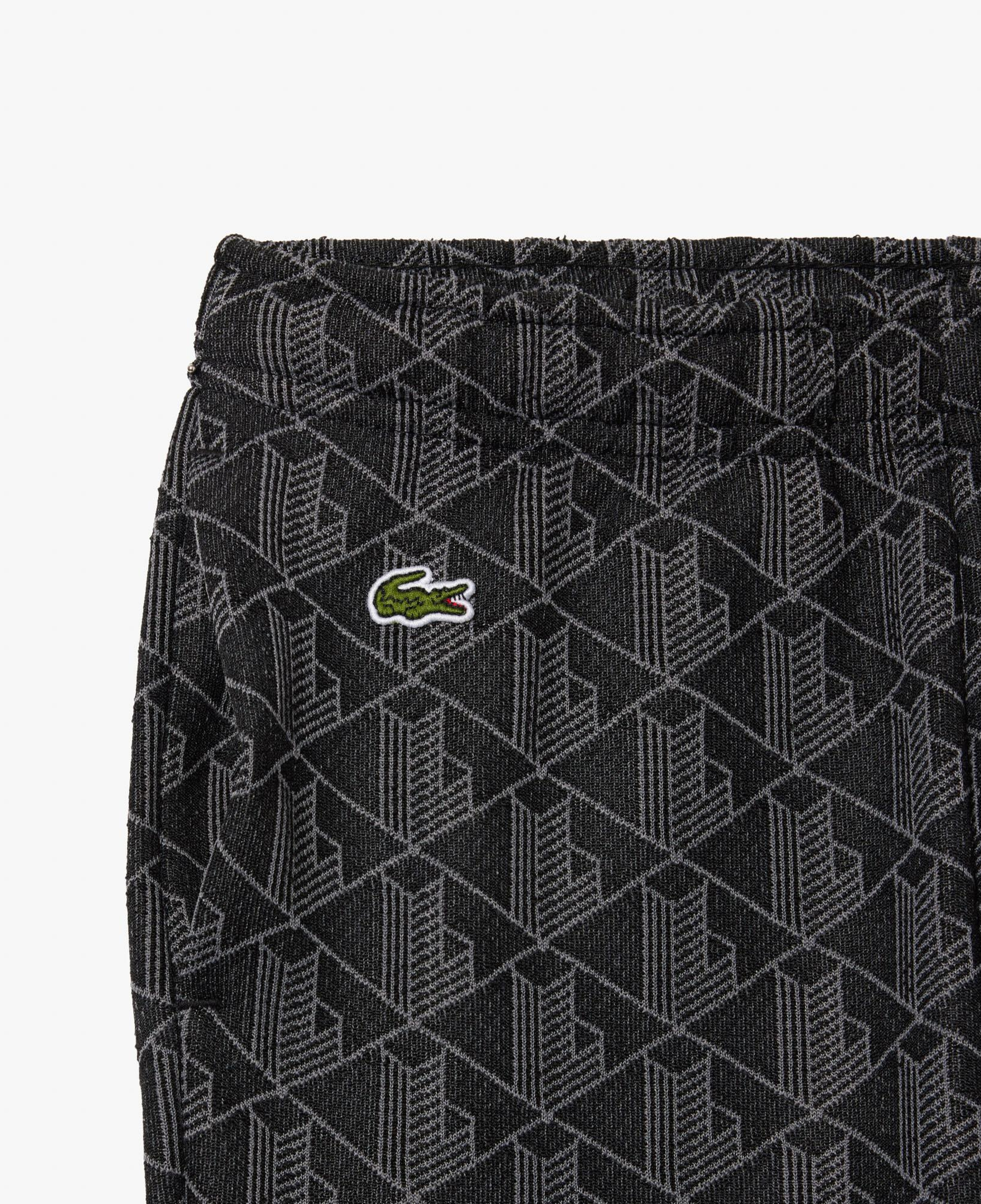 Lacoste Çocuk Monogram Siyah Eşofman Altı