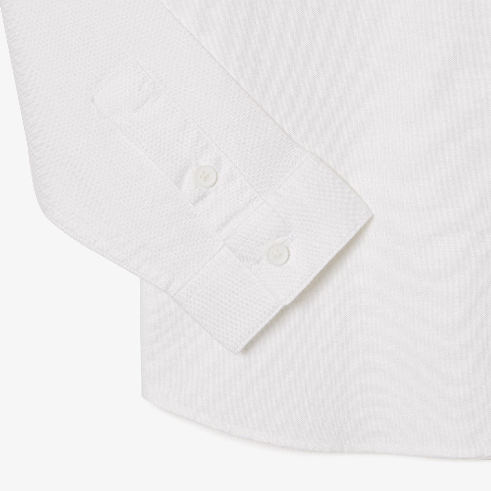 Lacoste Çocuk Uzun Kollu Beyaz Gömlek