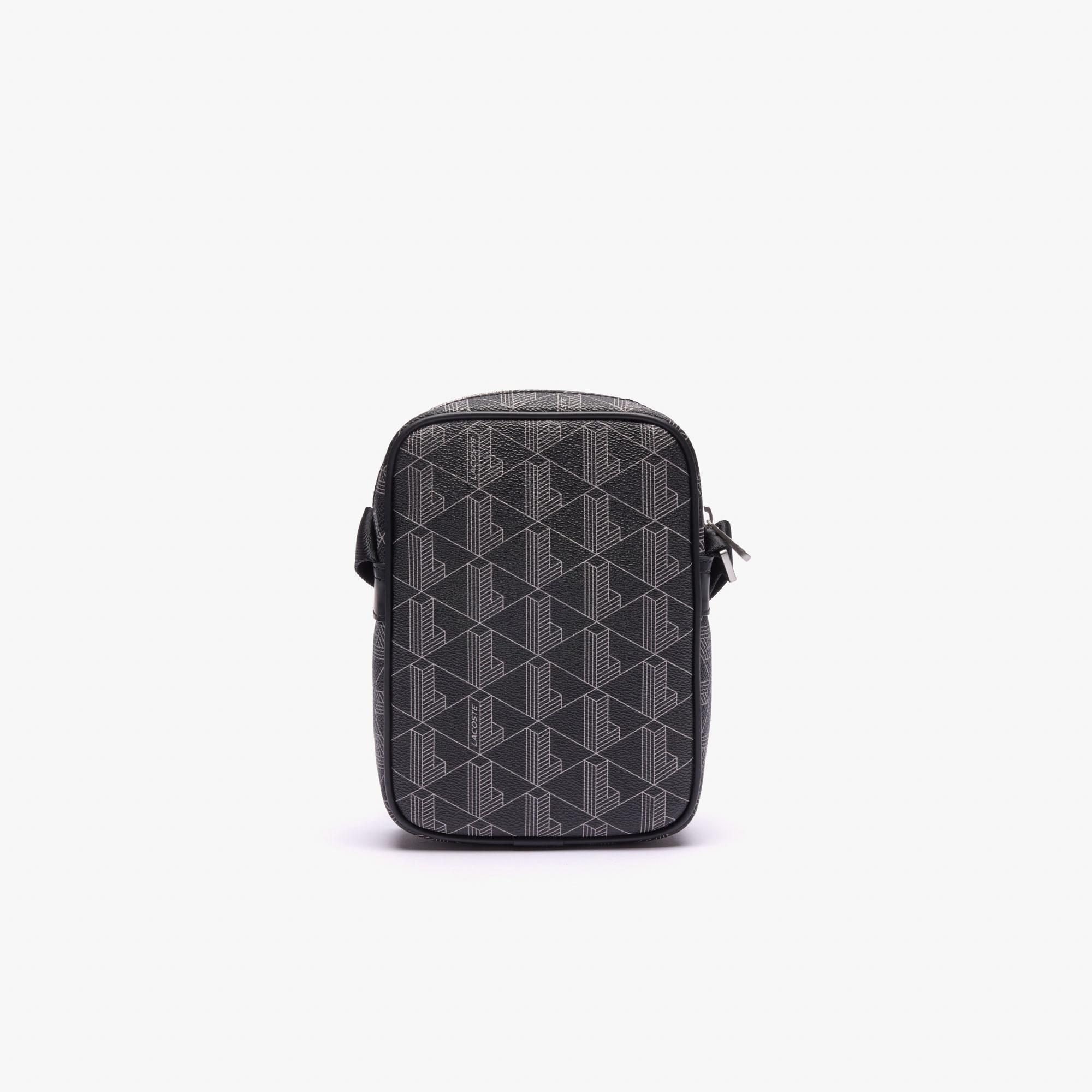 Lacoste The Blend Erkek Monogram Siyah Postacı Çantası