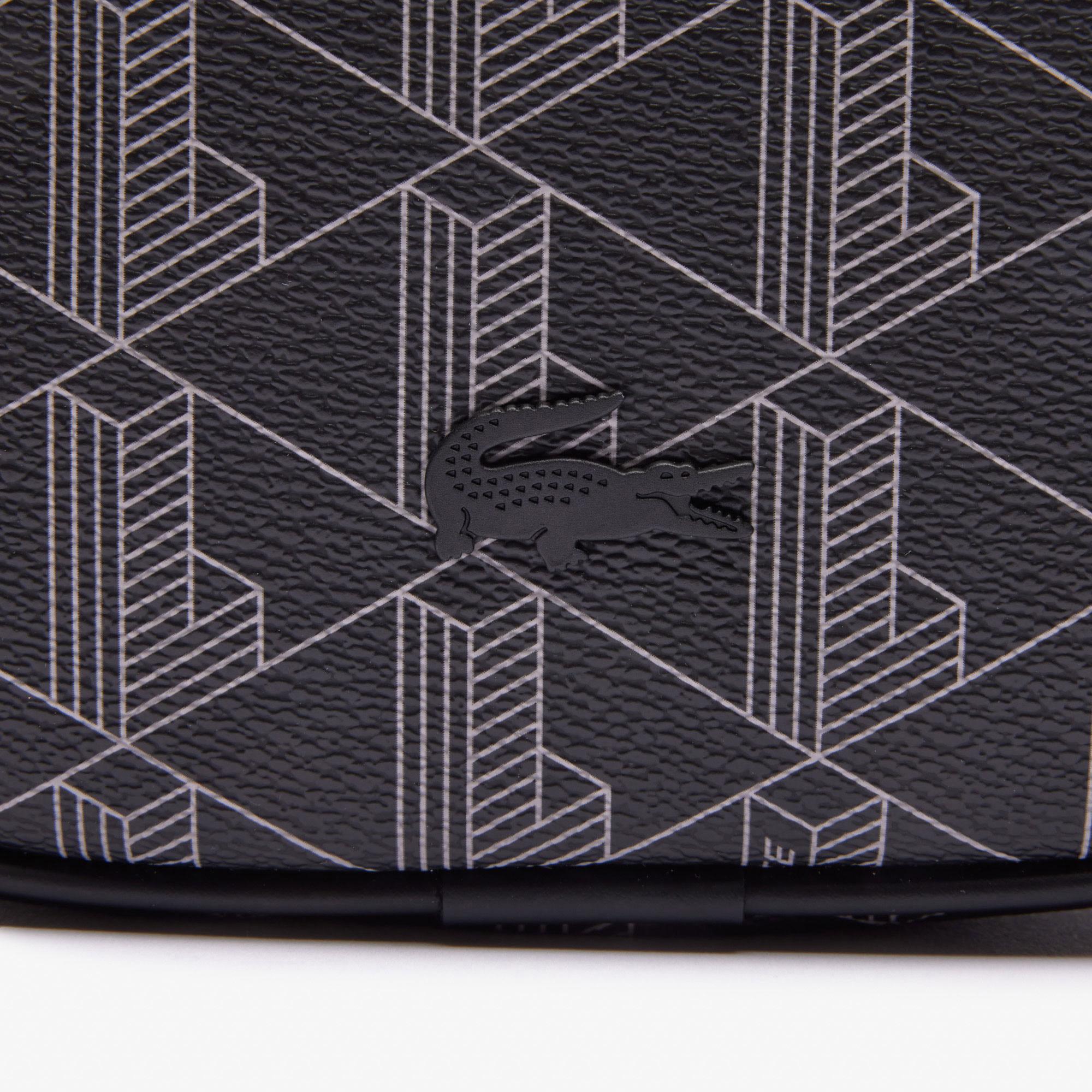 Lacoste The Blend Erkek Monogram Siyah Postacı Çantası