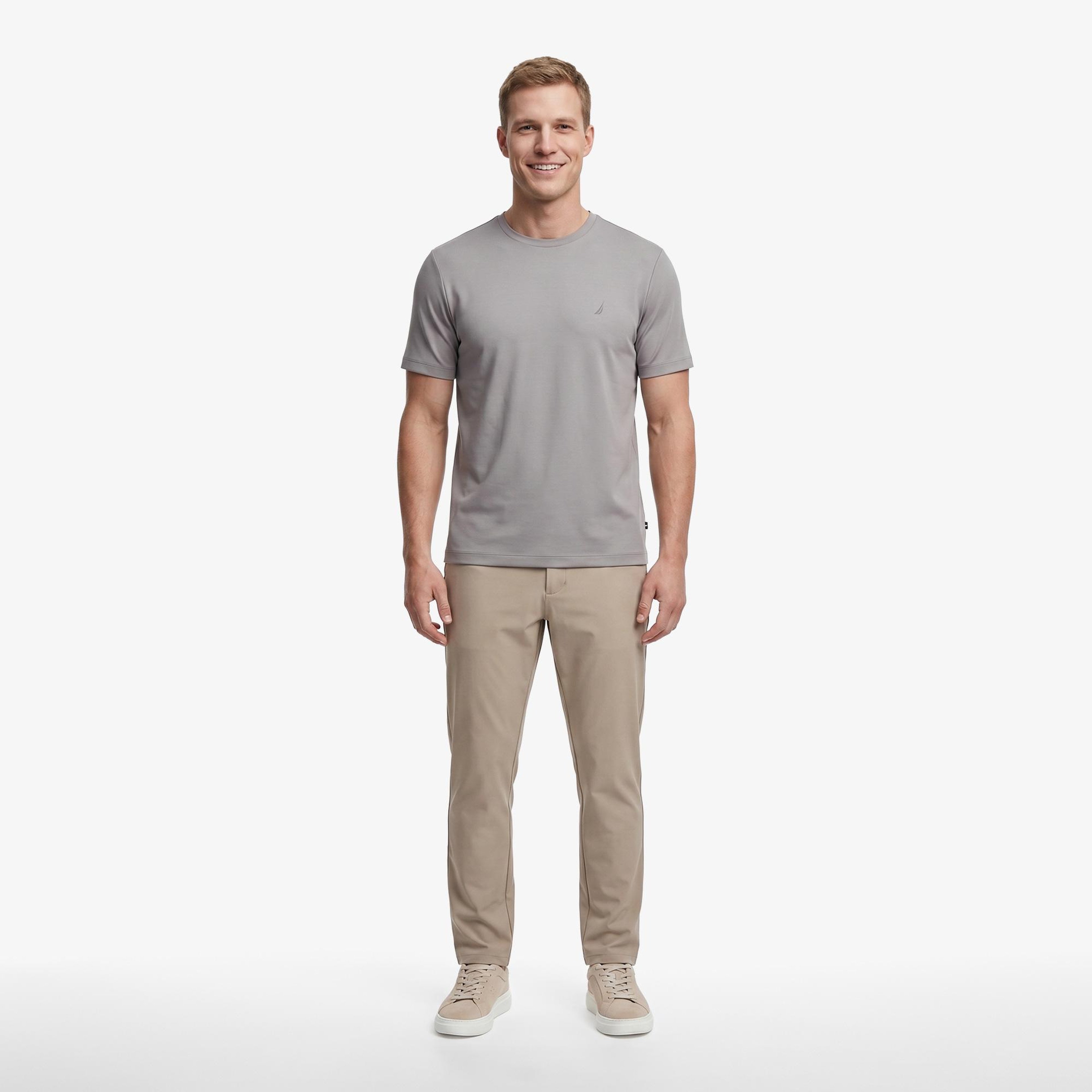Nautica Erkek Bej Slim Fit Su İtici Pantolon