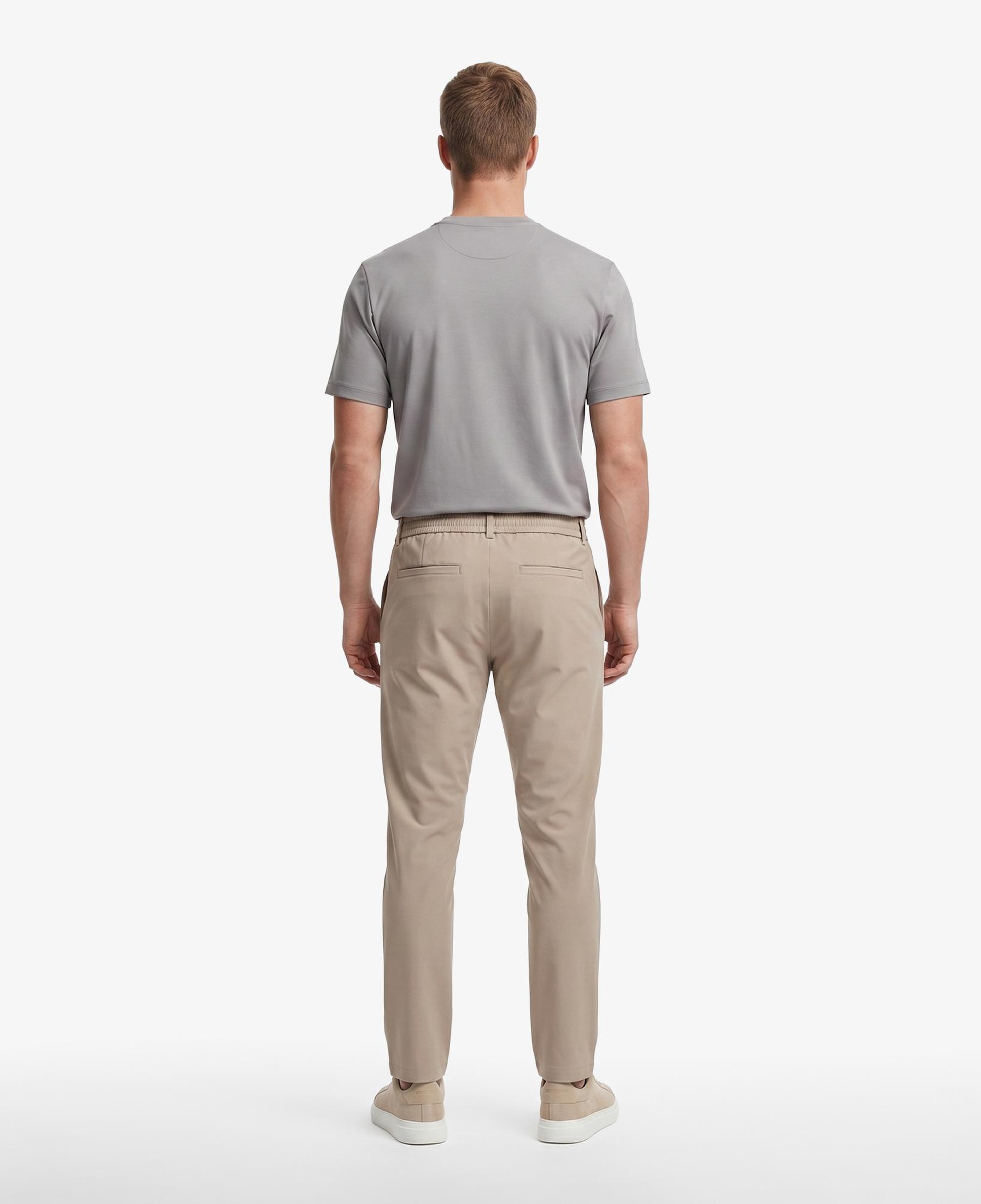 Nautica Erkek Bej Slim Fit Su İtici Pantolon