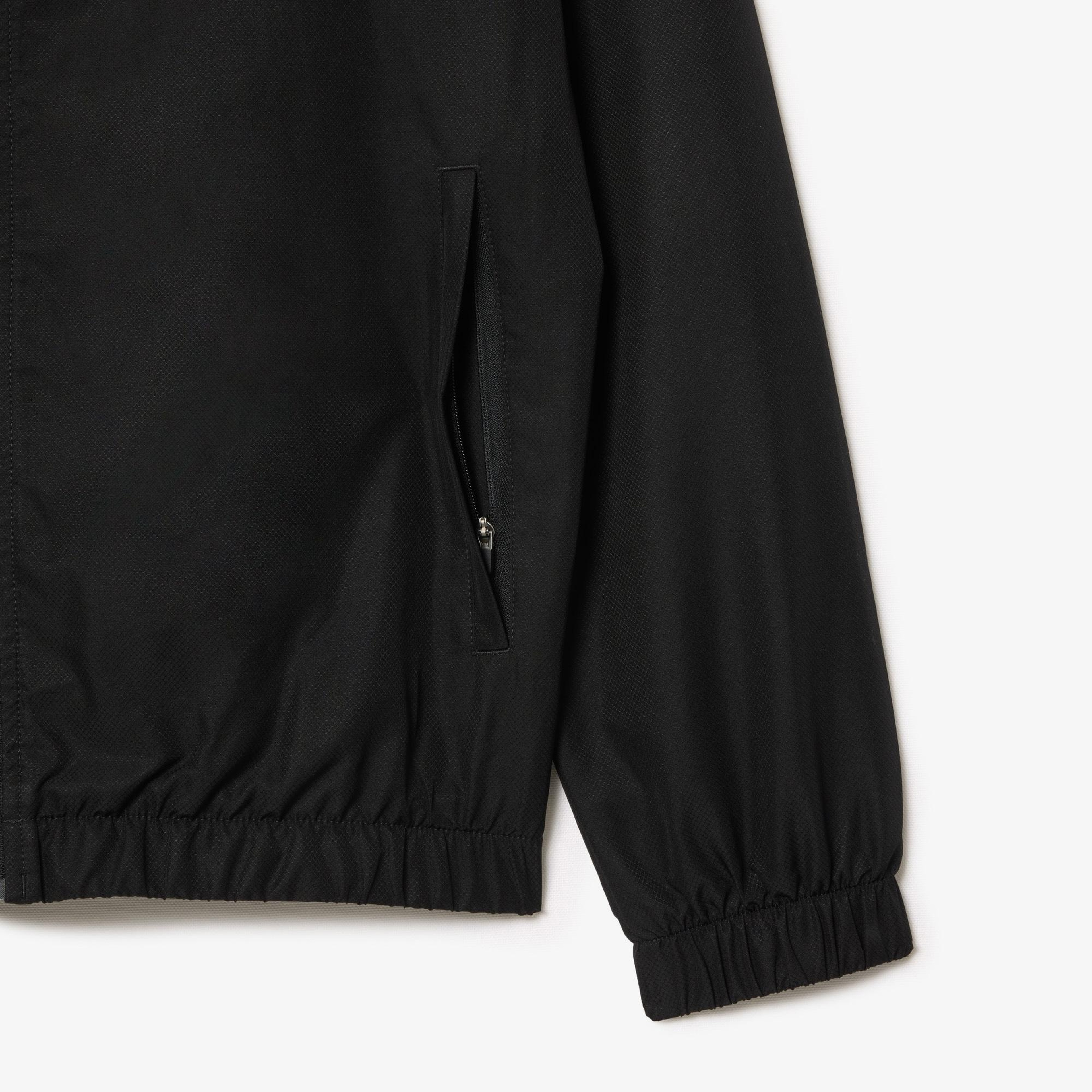 Lacoste Erkek Regular Fit Kapüşonlu Siyah Eşofman Takımı