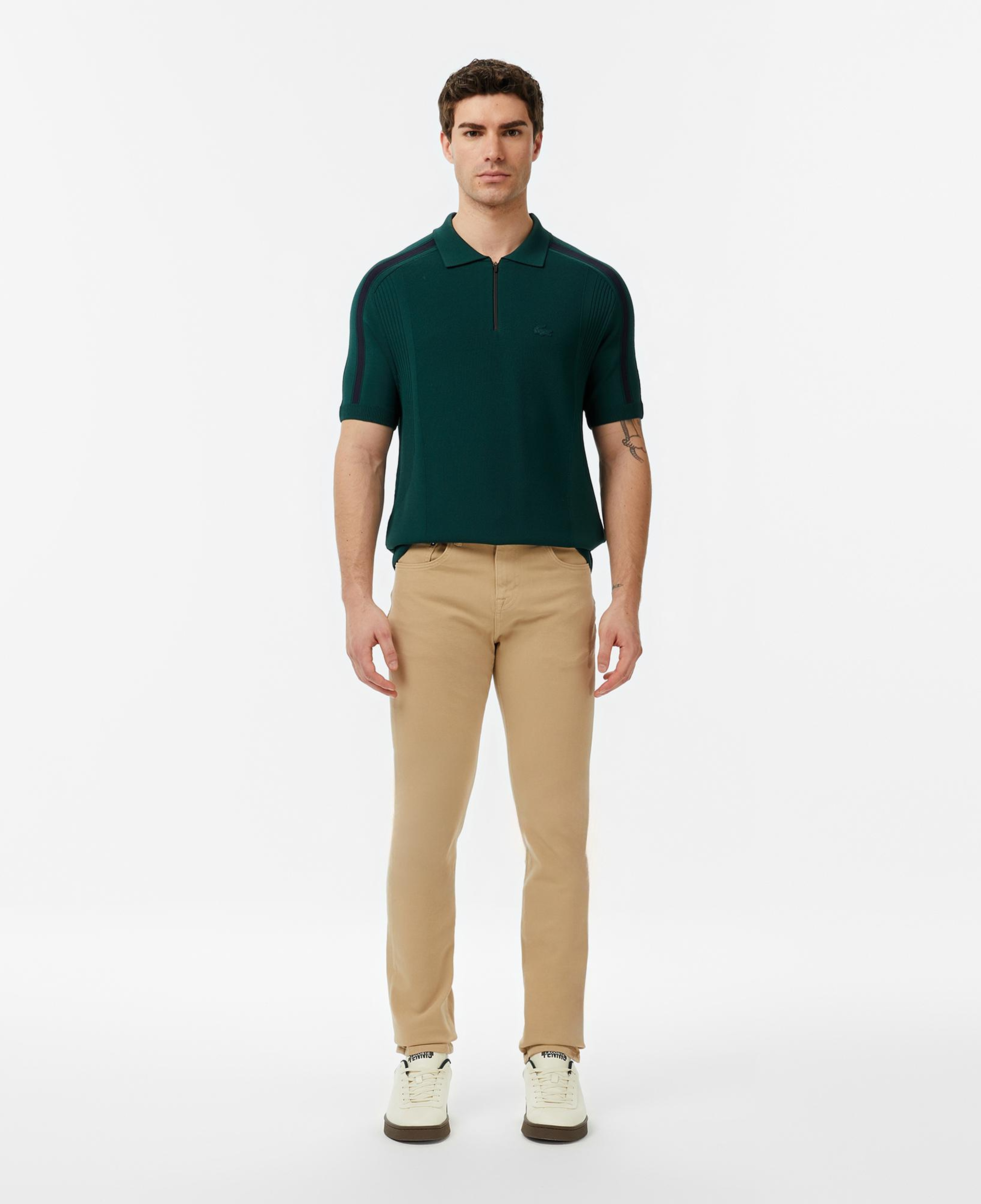 Lacoste Erkek Slim Fit Bej Jean Pantolon