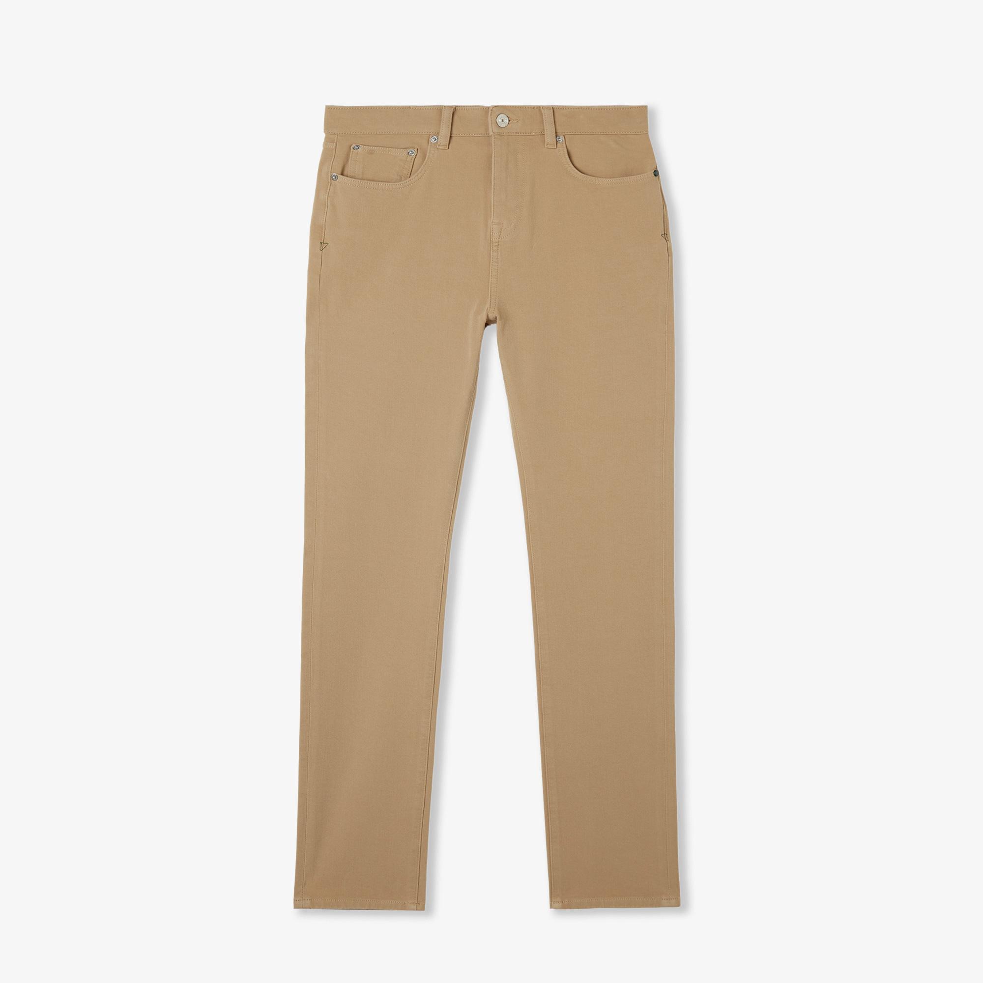 Lacoste Erkek Slim Fit Bej Jean Pantolon