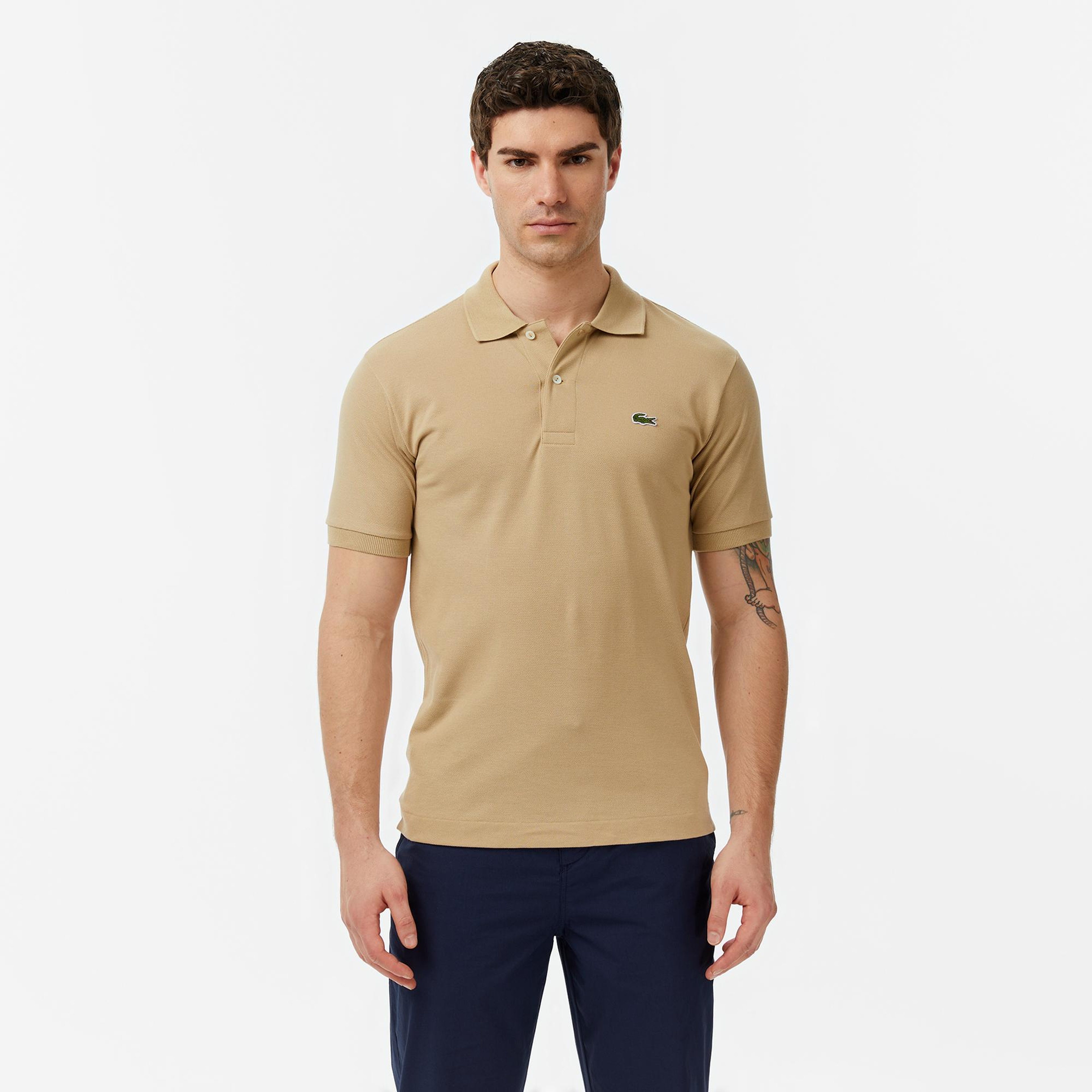 Lacoste L.12.12 Erkek Classic Fit Kahverengi Polo